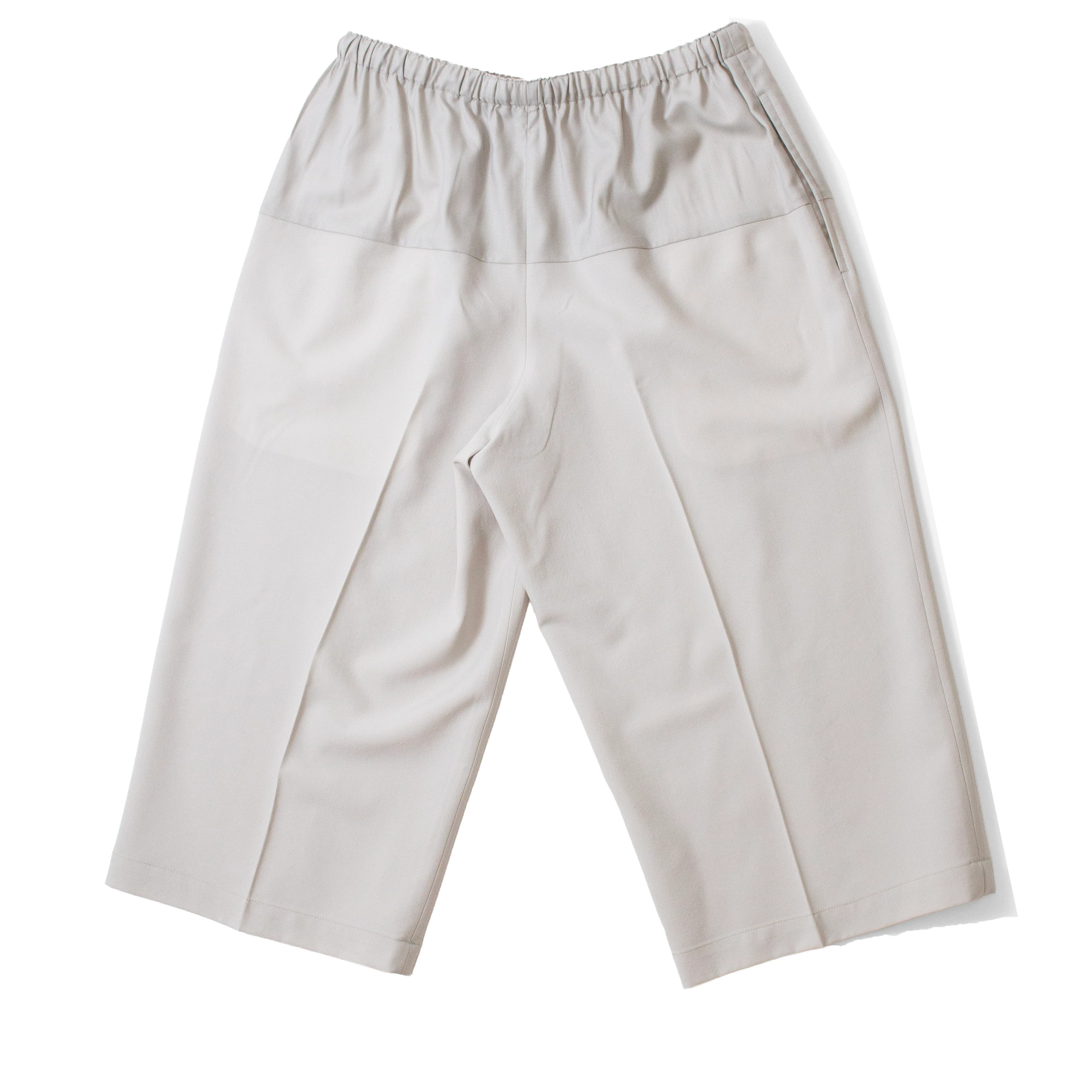 6397 Cropped Drawstring Pant in Stone - Image 3