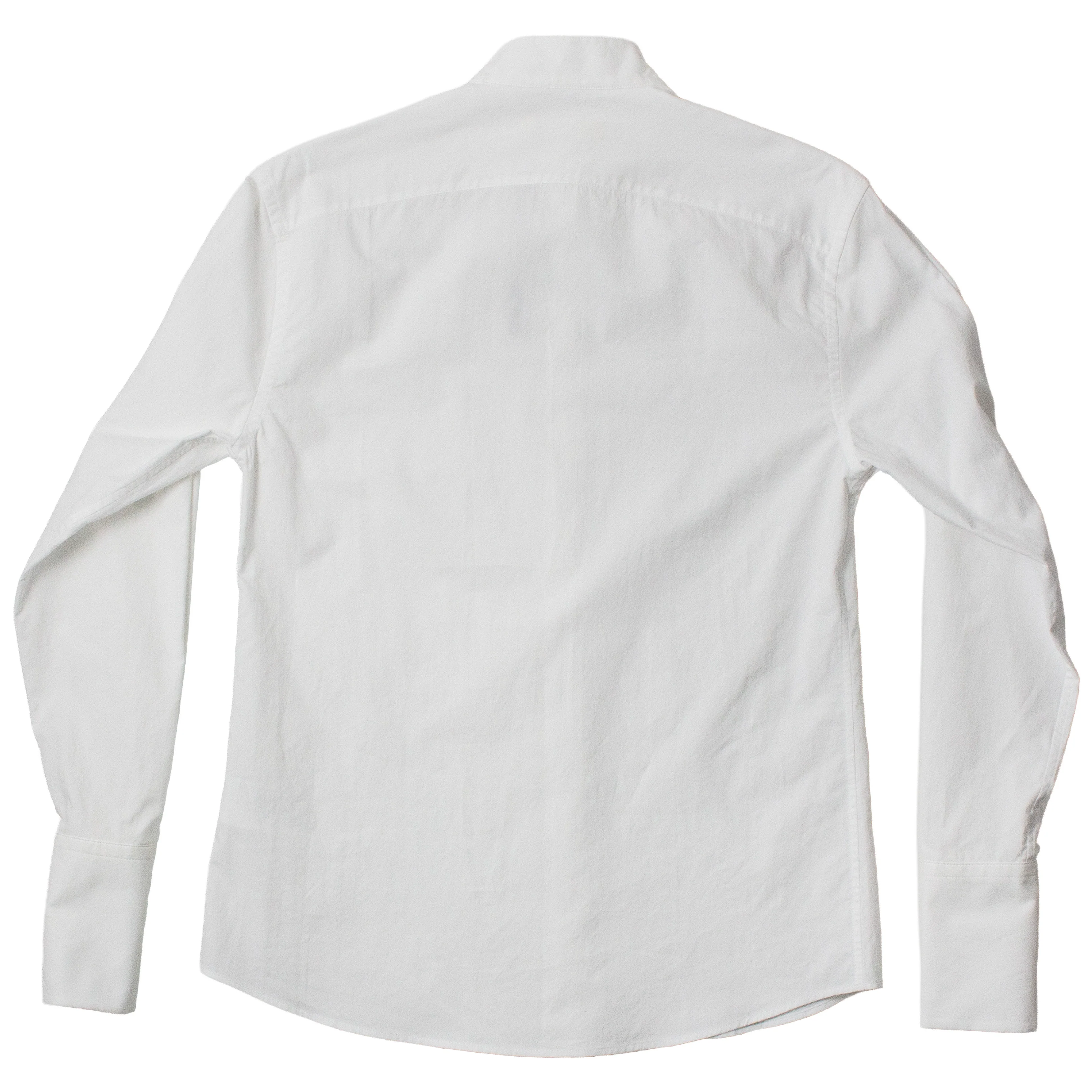 6397 Micro Pleat Formal Shirt in White - Image 3
