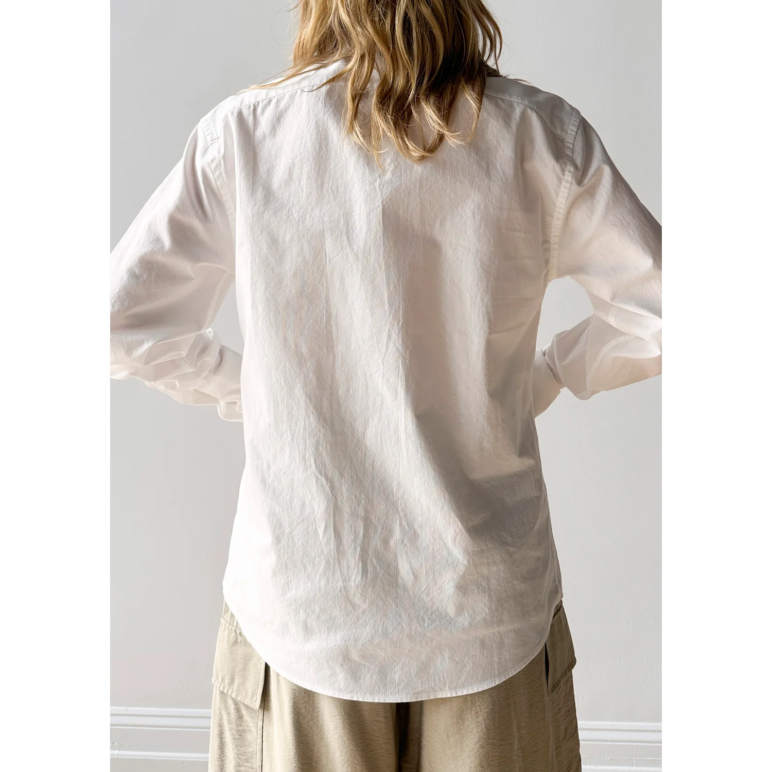 6397 Micro Pleat Formal Shirt in White - Image 9