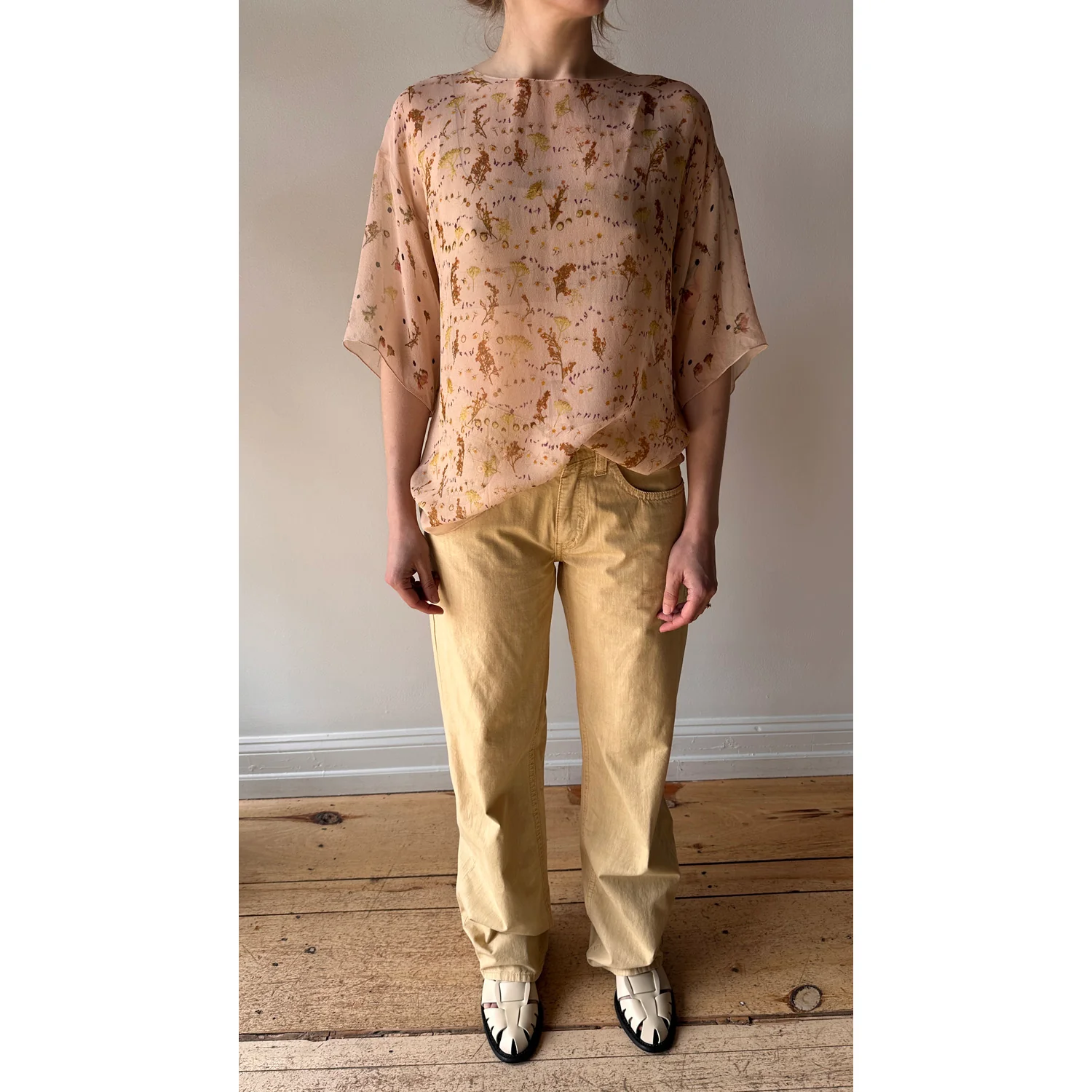 Anntian Chiffon T-Shirt in Print X - Image 4