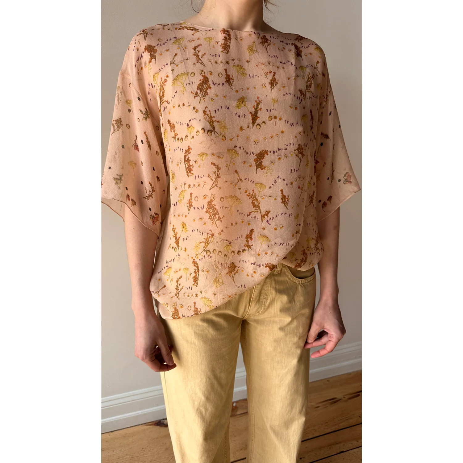 Anntian Chiffon T-Shirt in Print X - Image 5