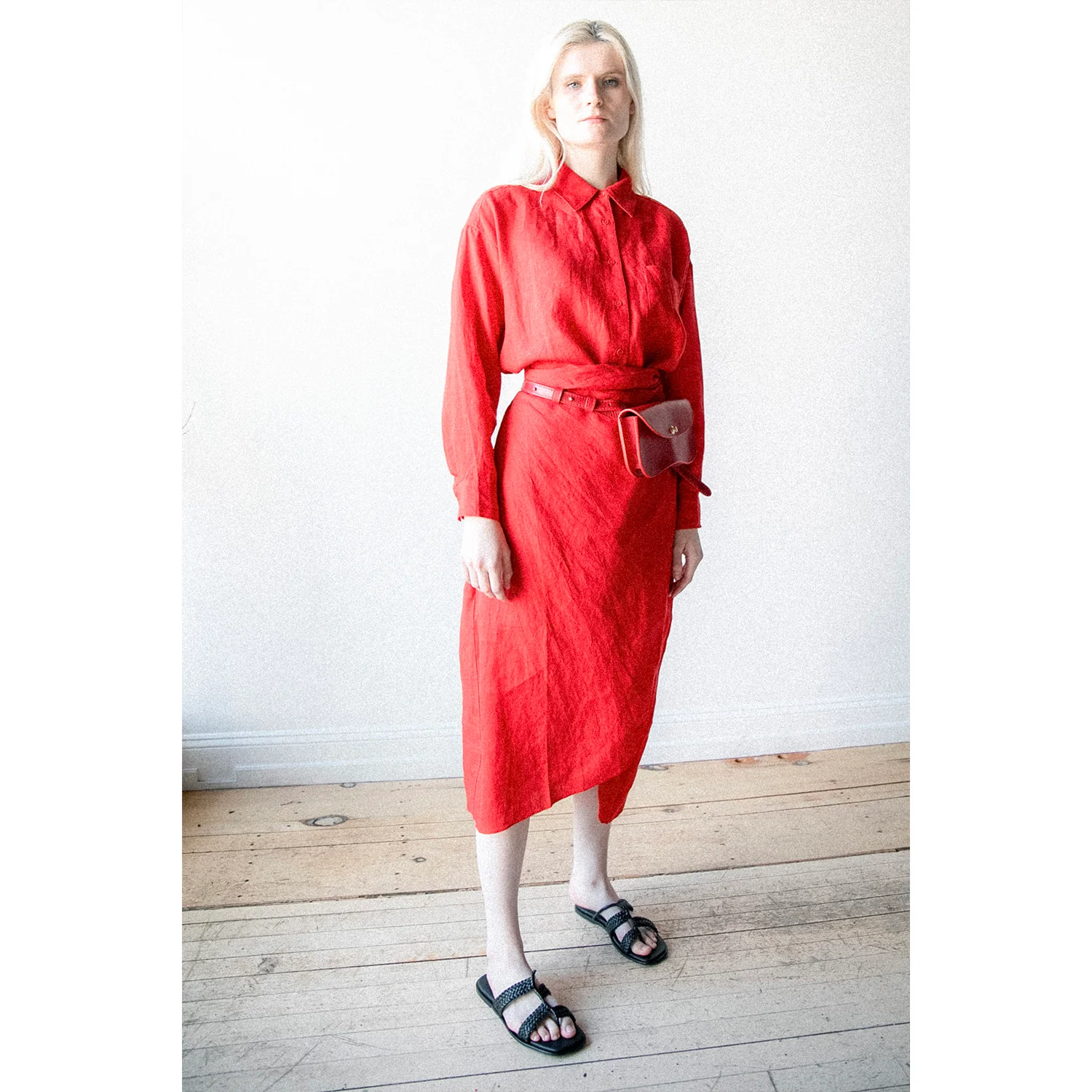 Hereu Lina Woven Sandal in Black - Image 6