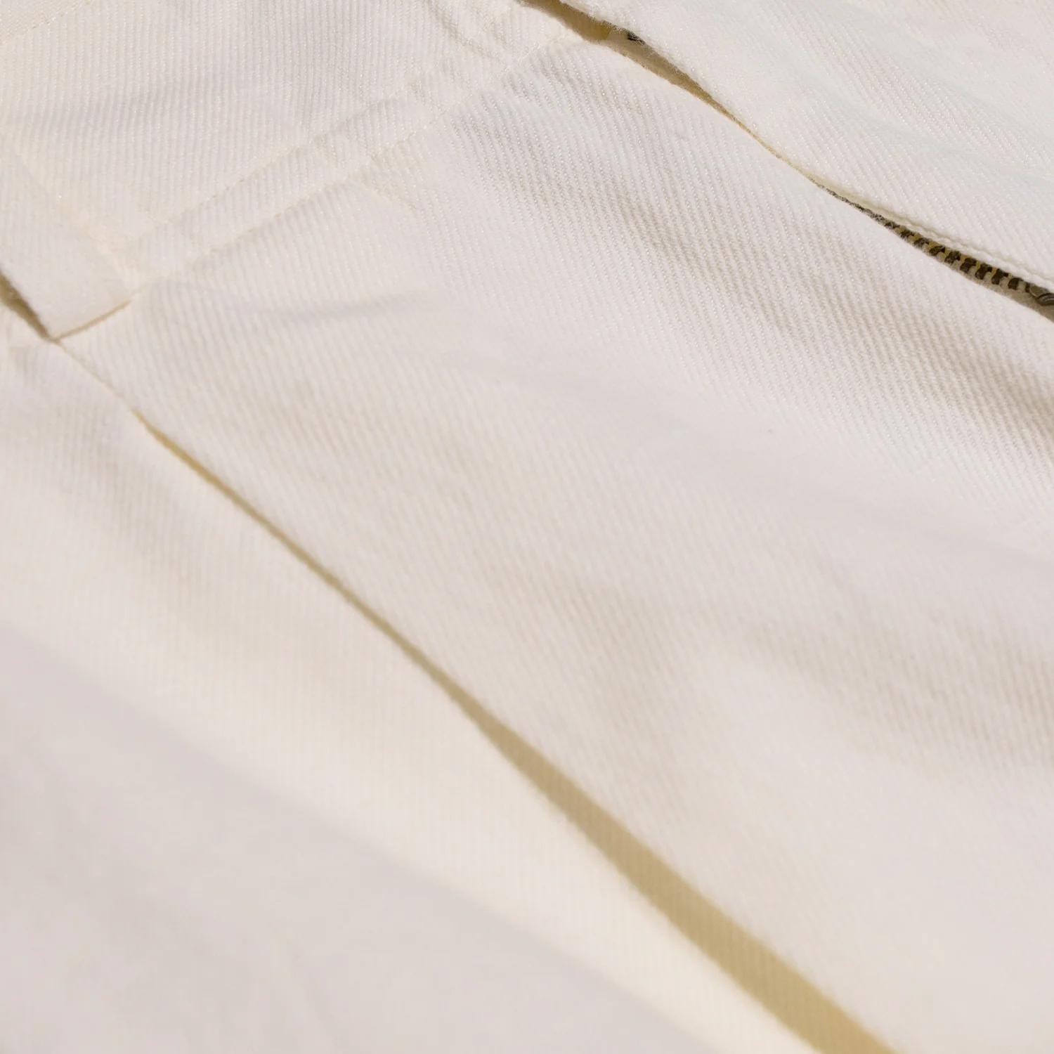 Apiece Apart Bari Cropped Trouser in Cream - Image 4