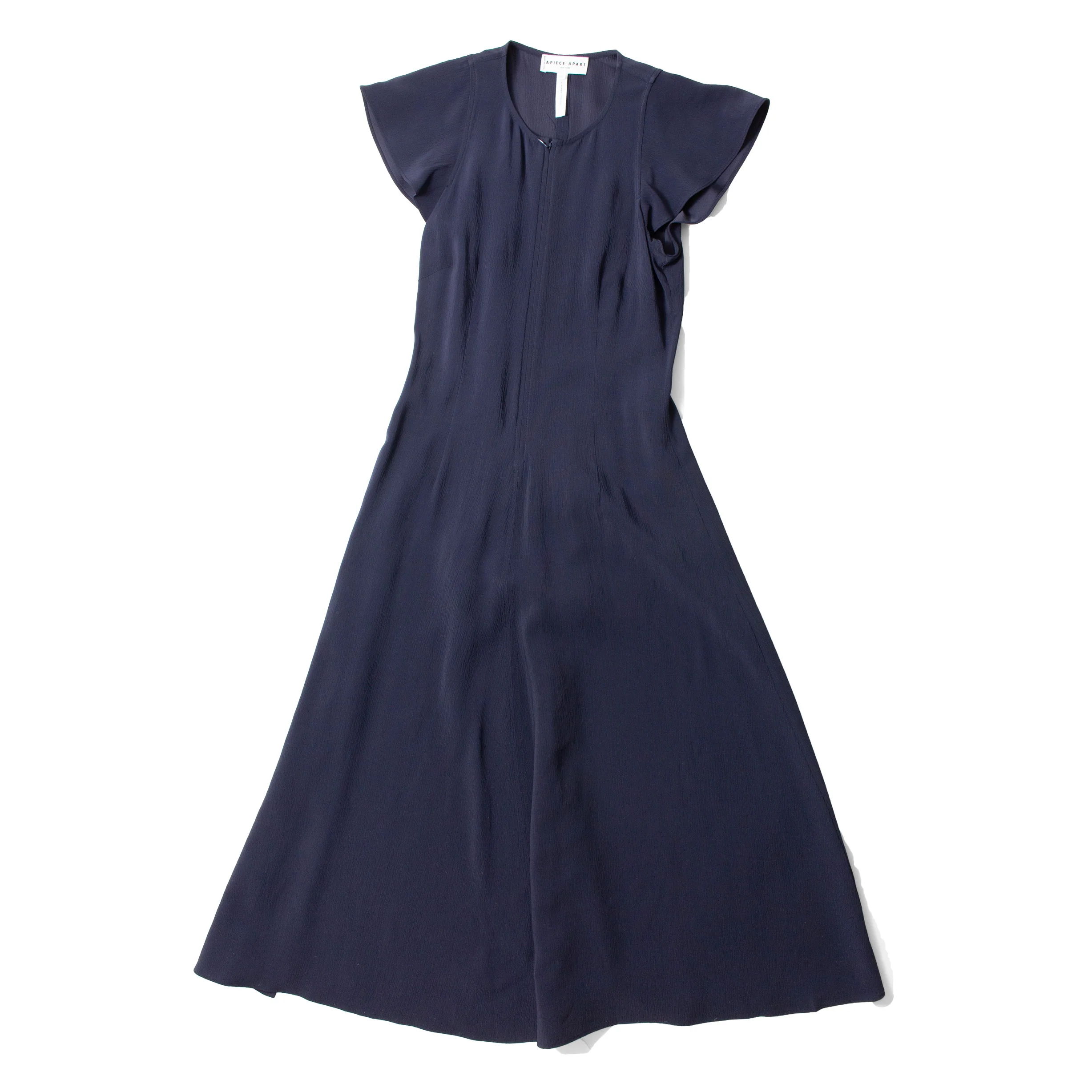 Apiece Apart Gisa Zip Dress in Midnight - Image 2
