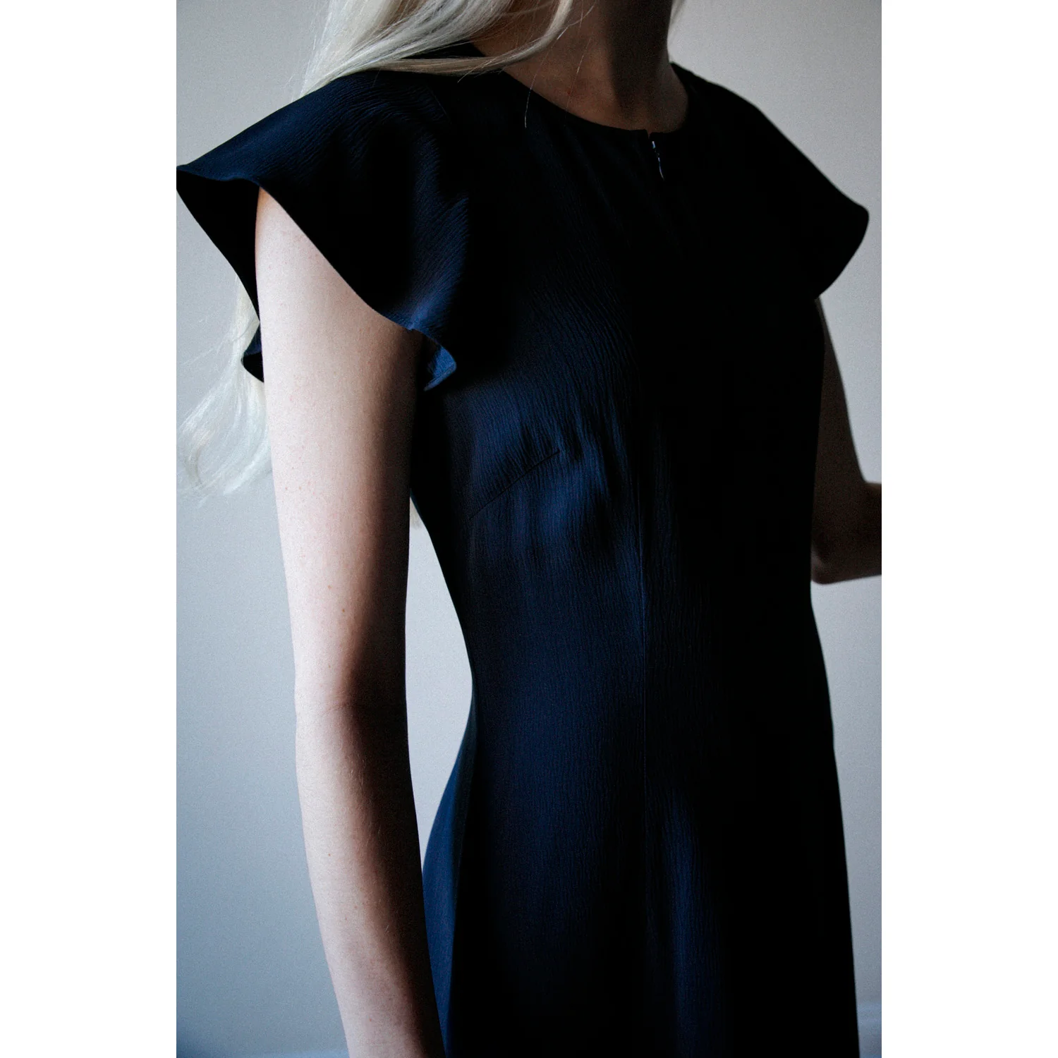Apiece Apart Gisa Zip Dress in Midnight - Image 9