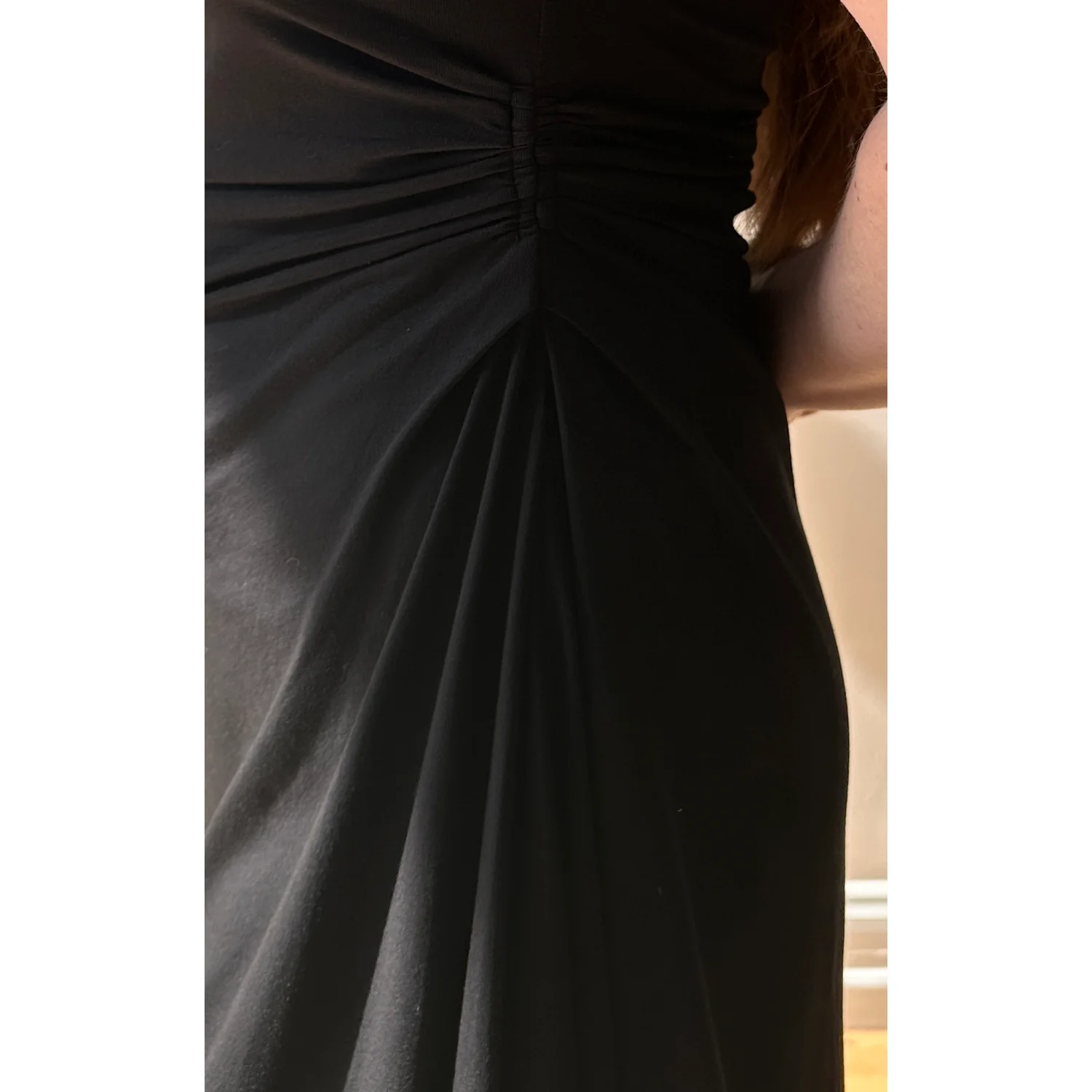 Apiece Apart Marles Off the Shoulder Dress in Black - Image 14