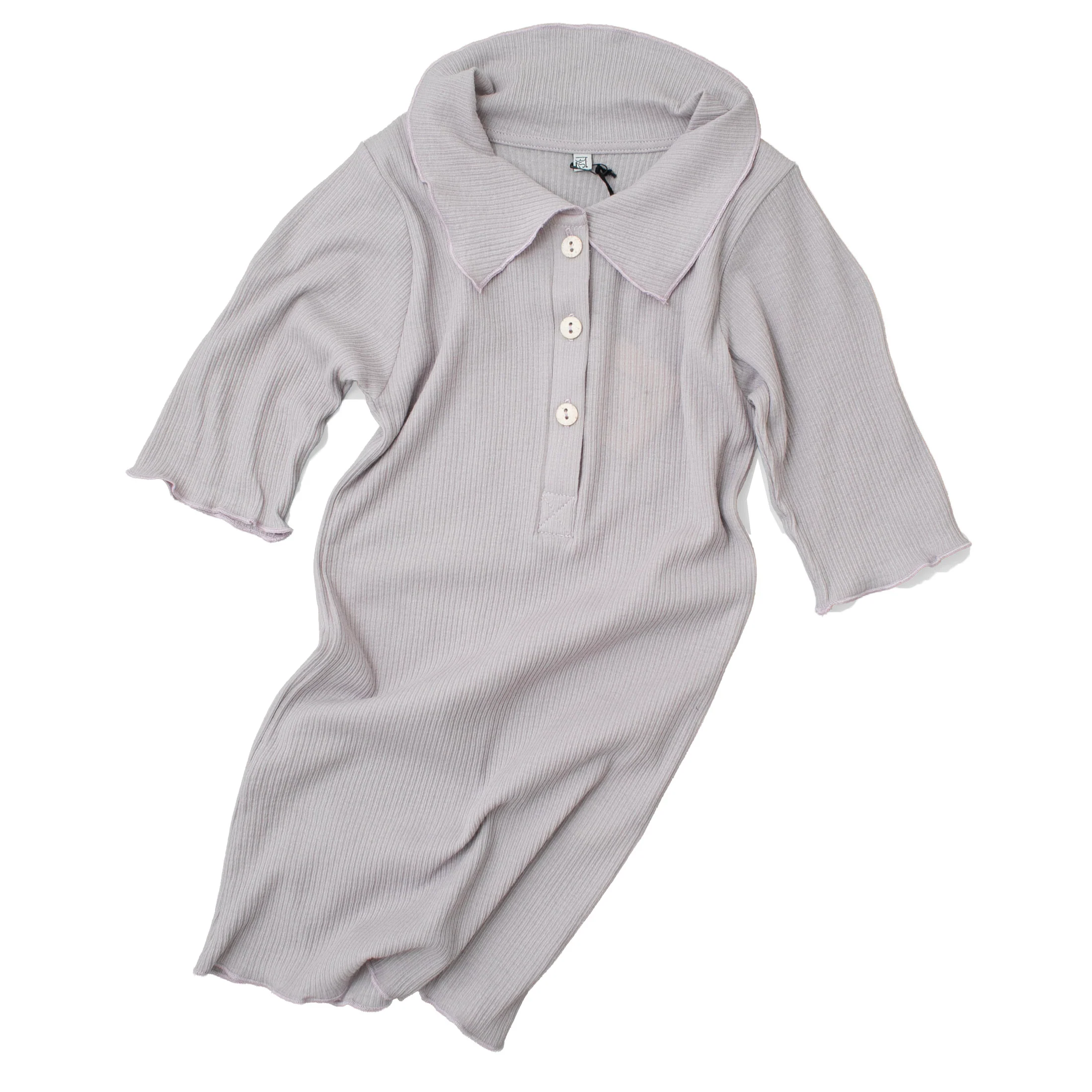 Baserange Dual Polo in Verbe Purple