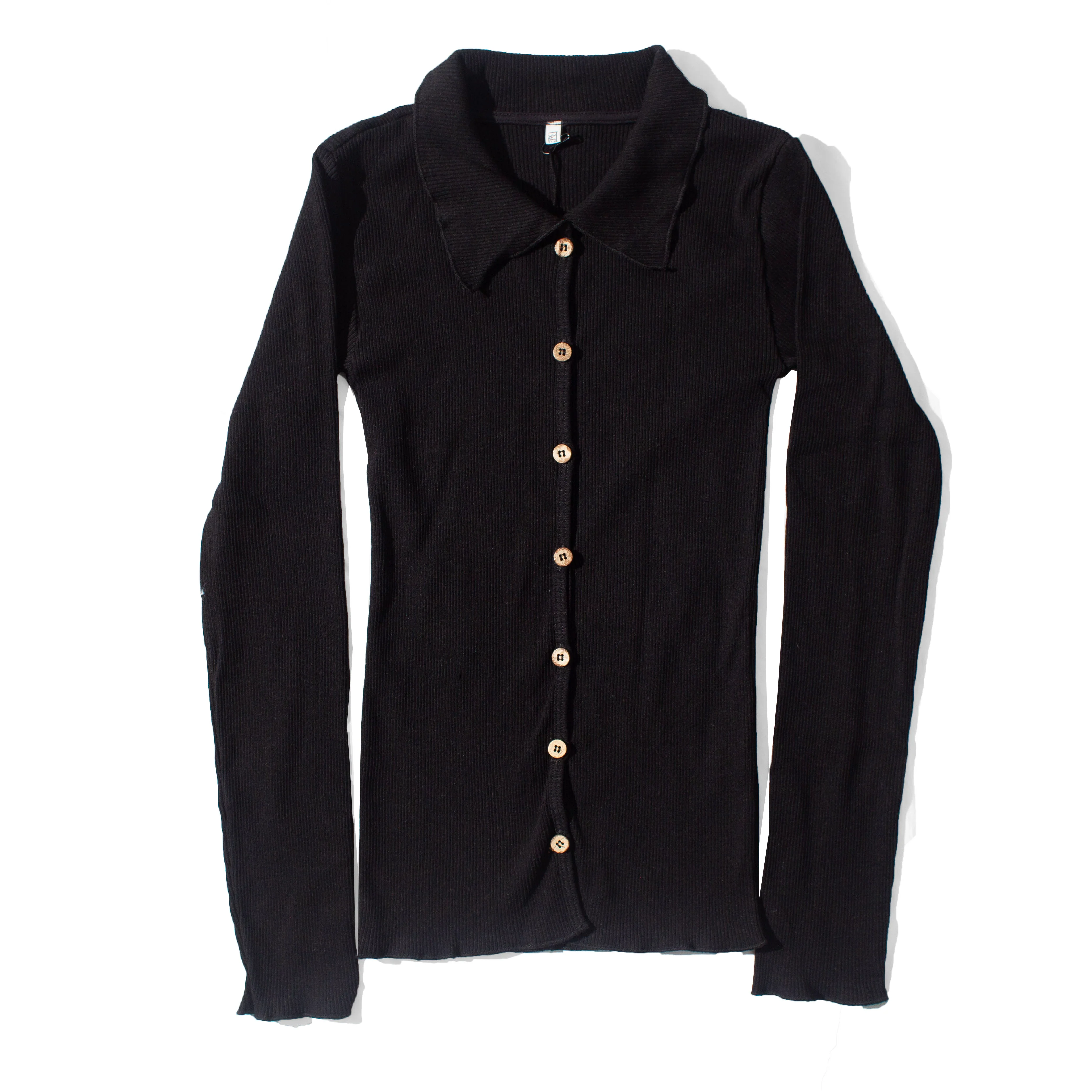 Baserange Iso Shirt in Black - Image 2