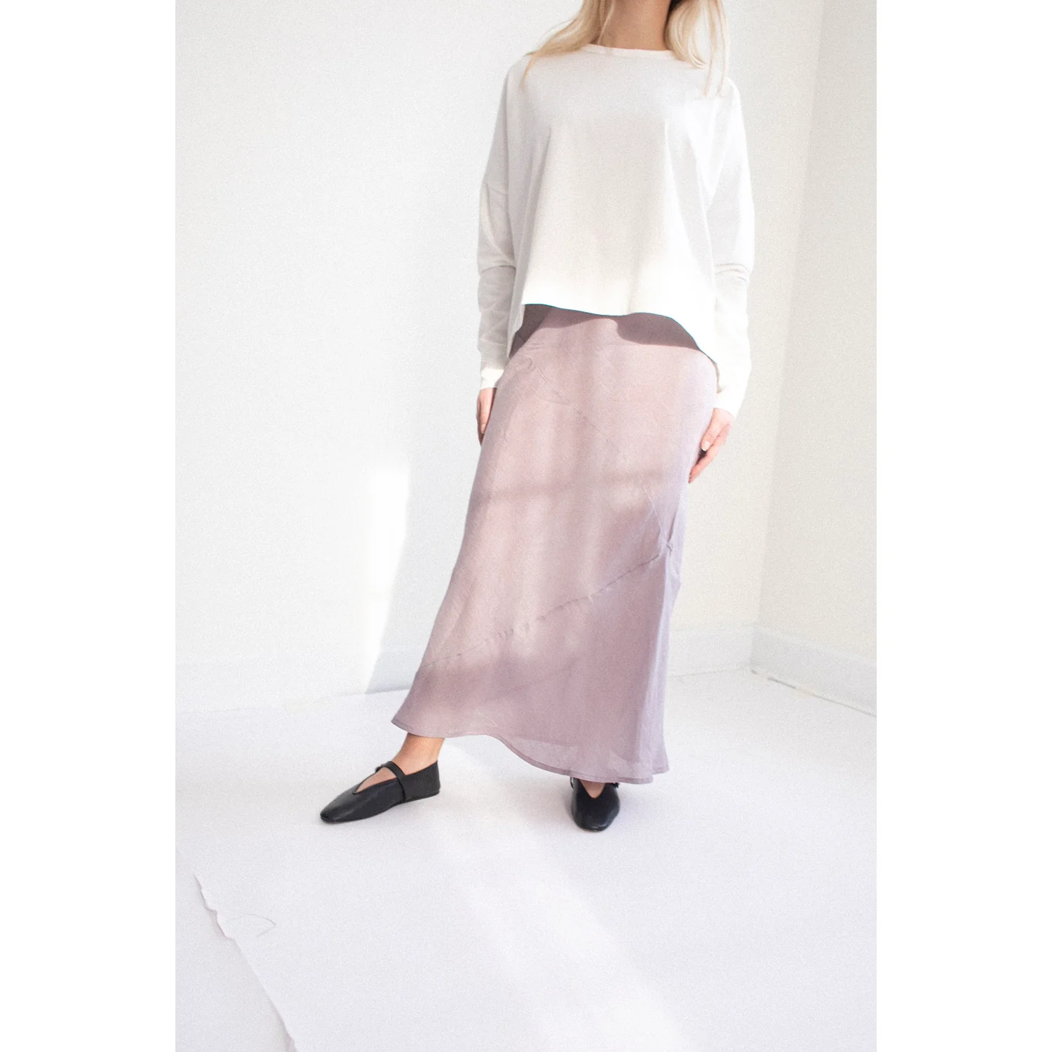 Baserange Larva Skirt in Mori Purple - Image 4