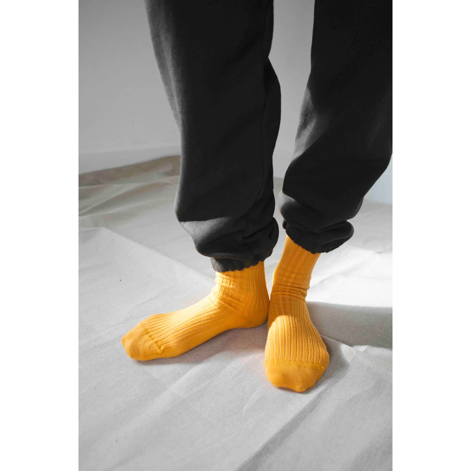 Baserange Rib Overankle Socks in Poa Purple - Image 4