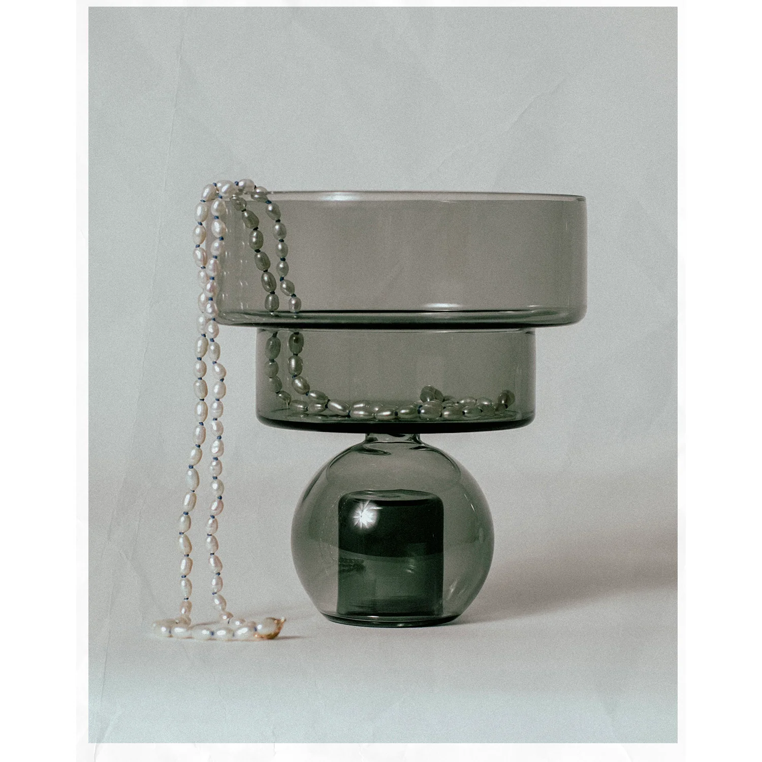 Beatrice Valenzuela Pearl Brujeria Necklace in Blue Silk - Image 7