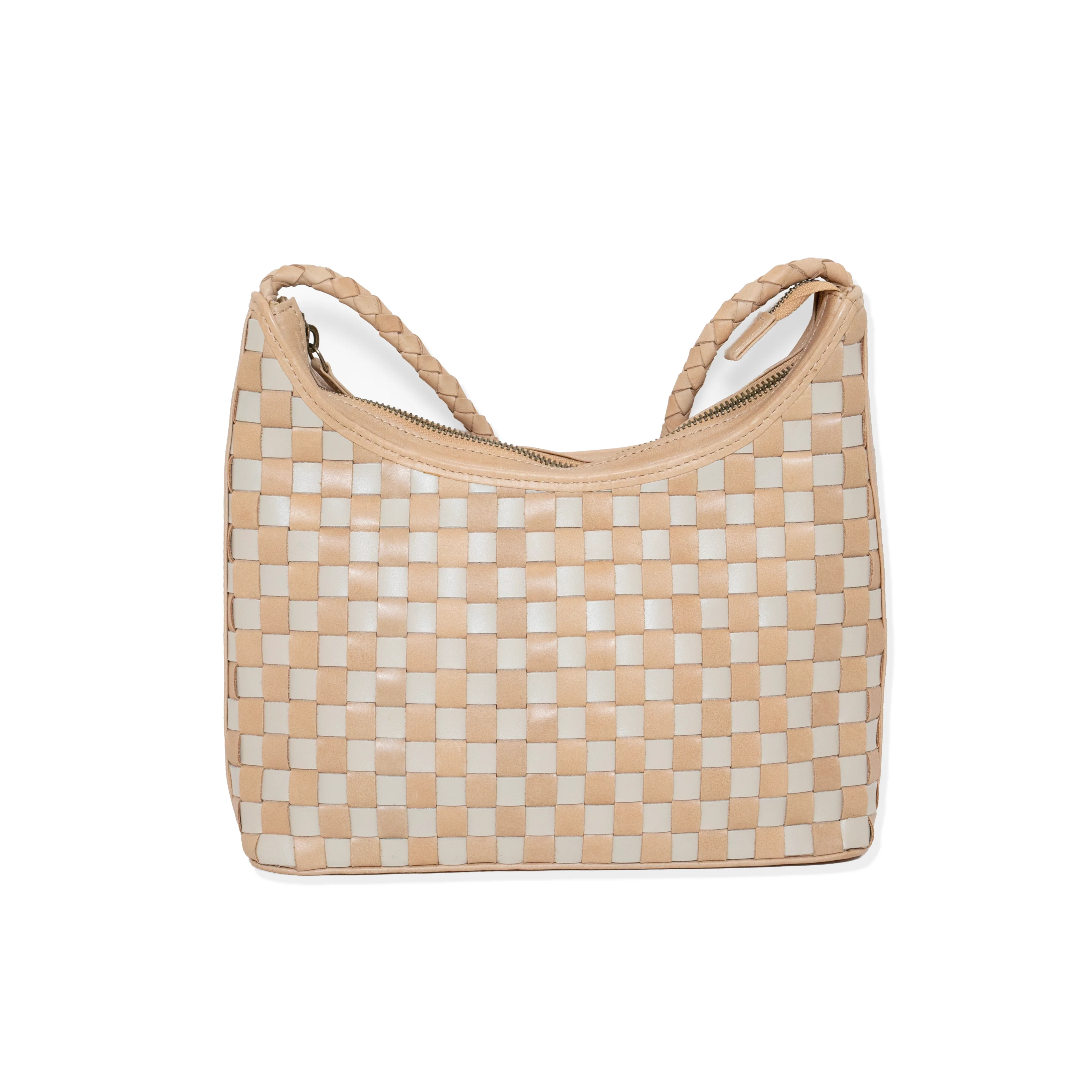 Bembien Small Marni Bag in Crem + Caramel Check - Image 2