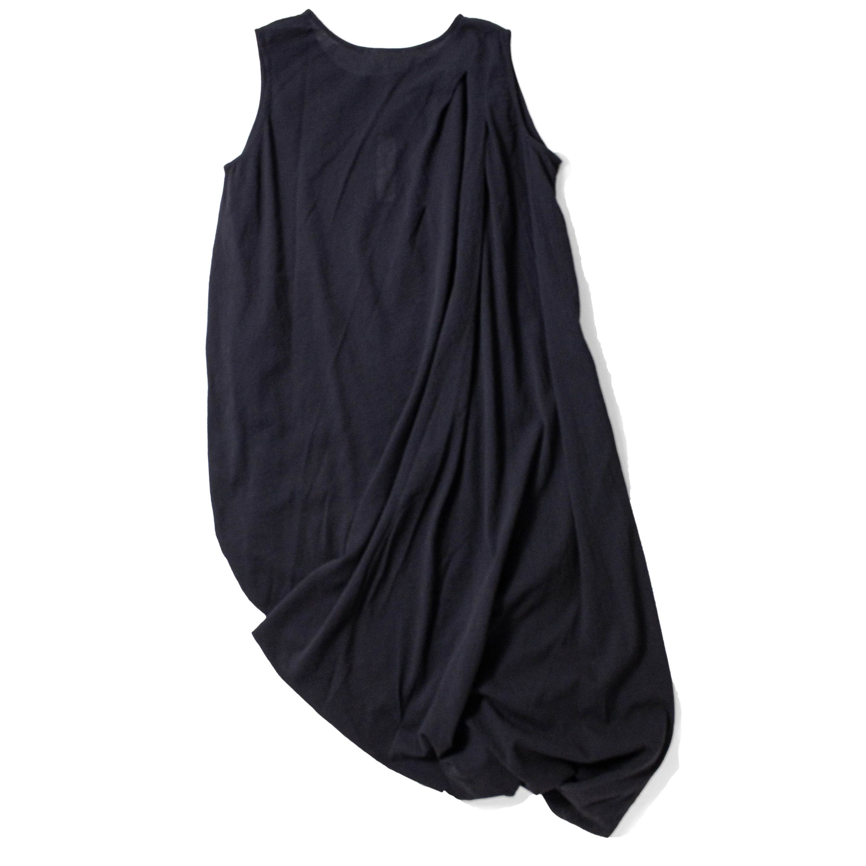 Black Crane Greek Column Dress in Sumi Black - Image 3
