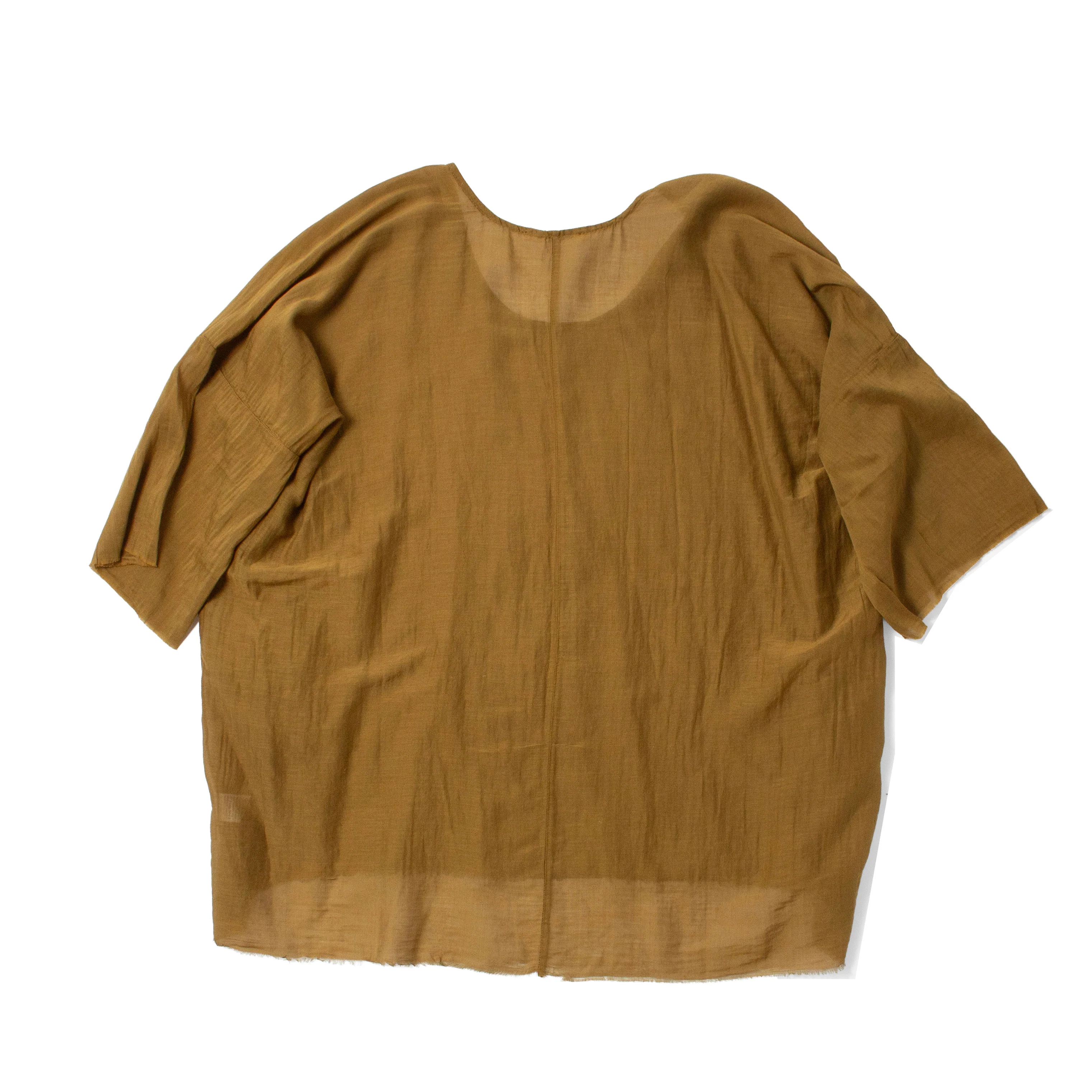 Black Crane Oversized Top in Dark Olive - Image 3