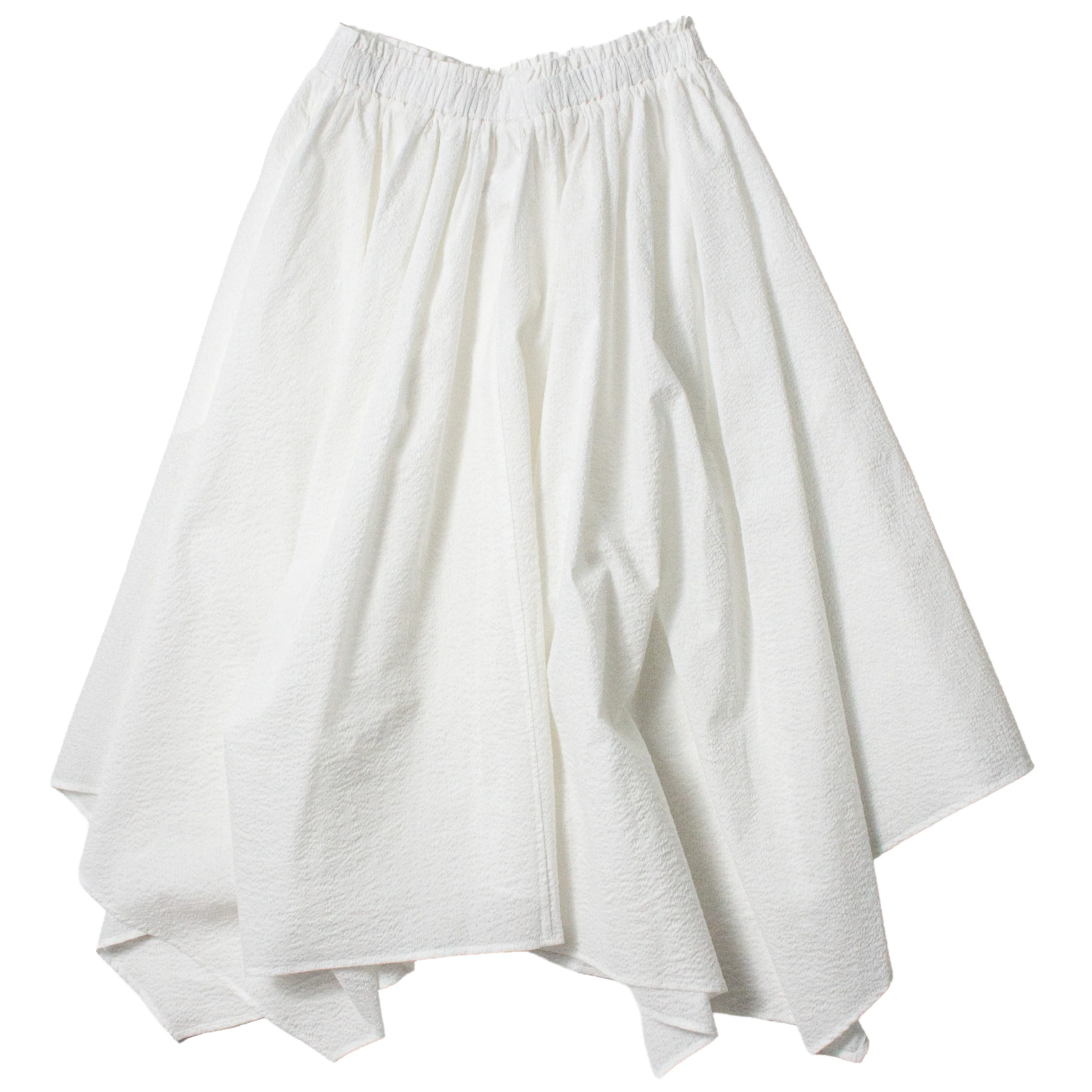 Black Crane Paper Skirt in White - Image 3