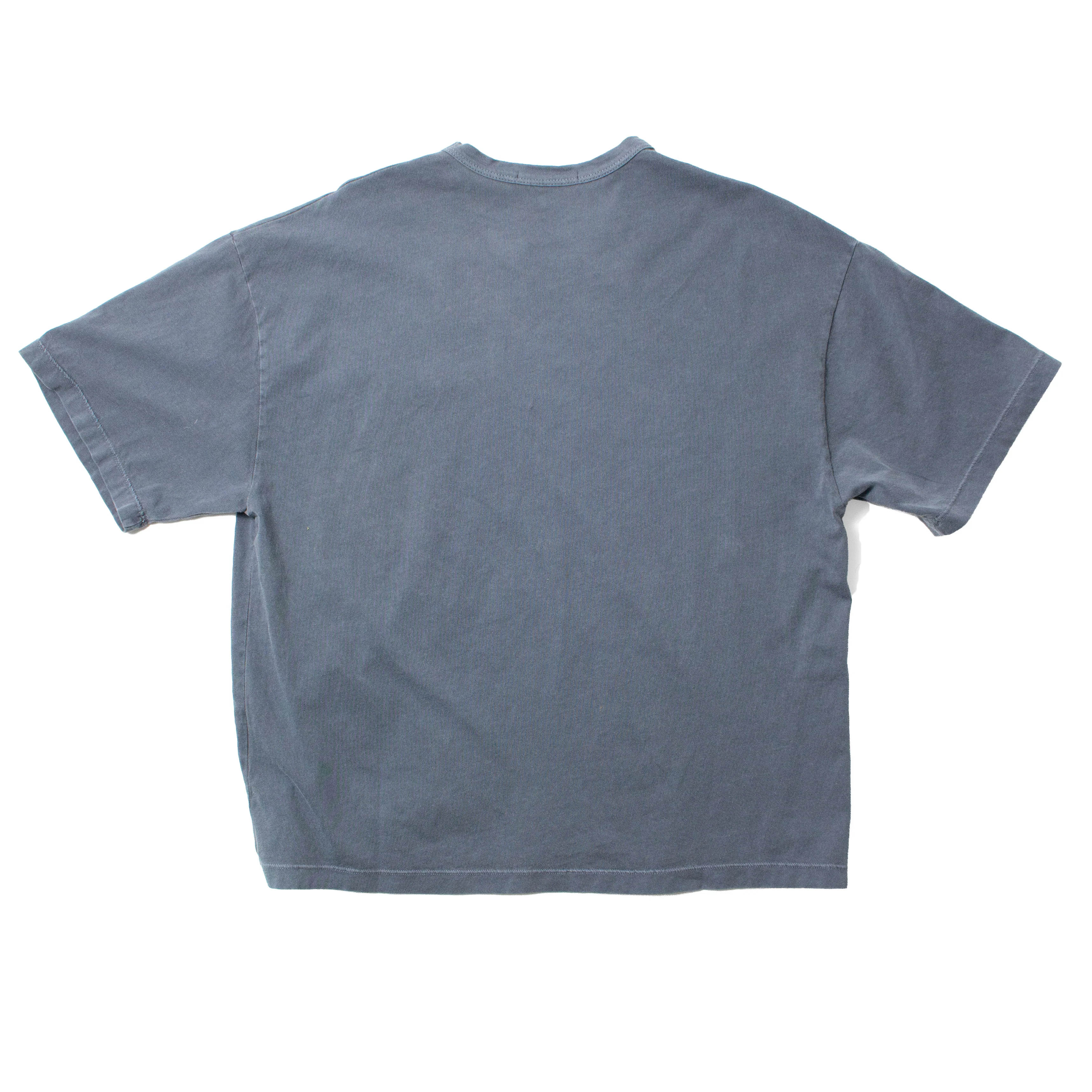 Black Crane Wide Short Sleeve Tee in Indigo - Image 3