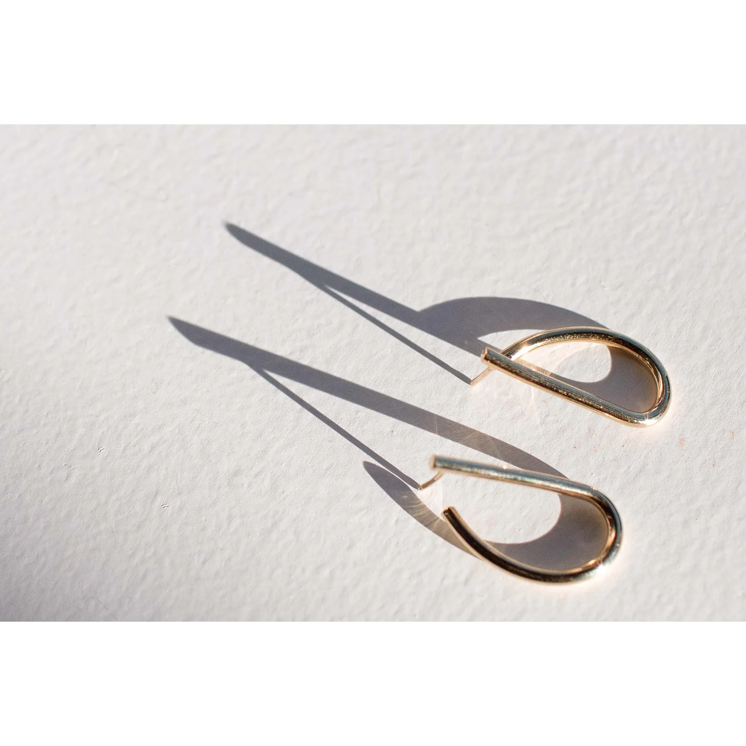 Fay Andrada Ele SM Earrings in 23K Gold Plated Silver - Image 3
