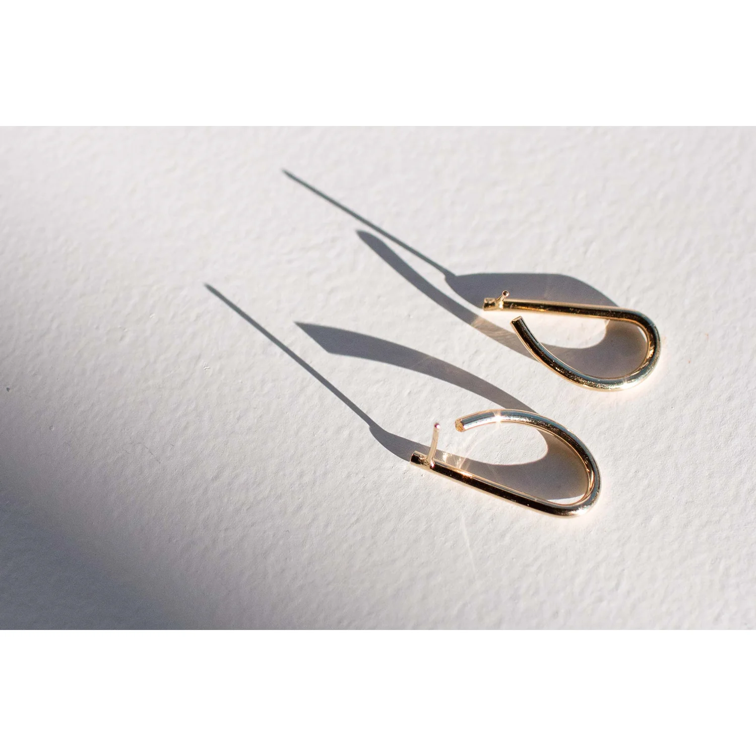 Fay Andrada Ele SM Earrings in 23K Gold Plated Silver - Image 5