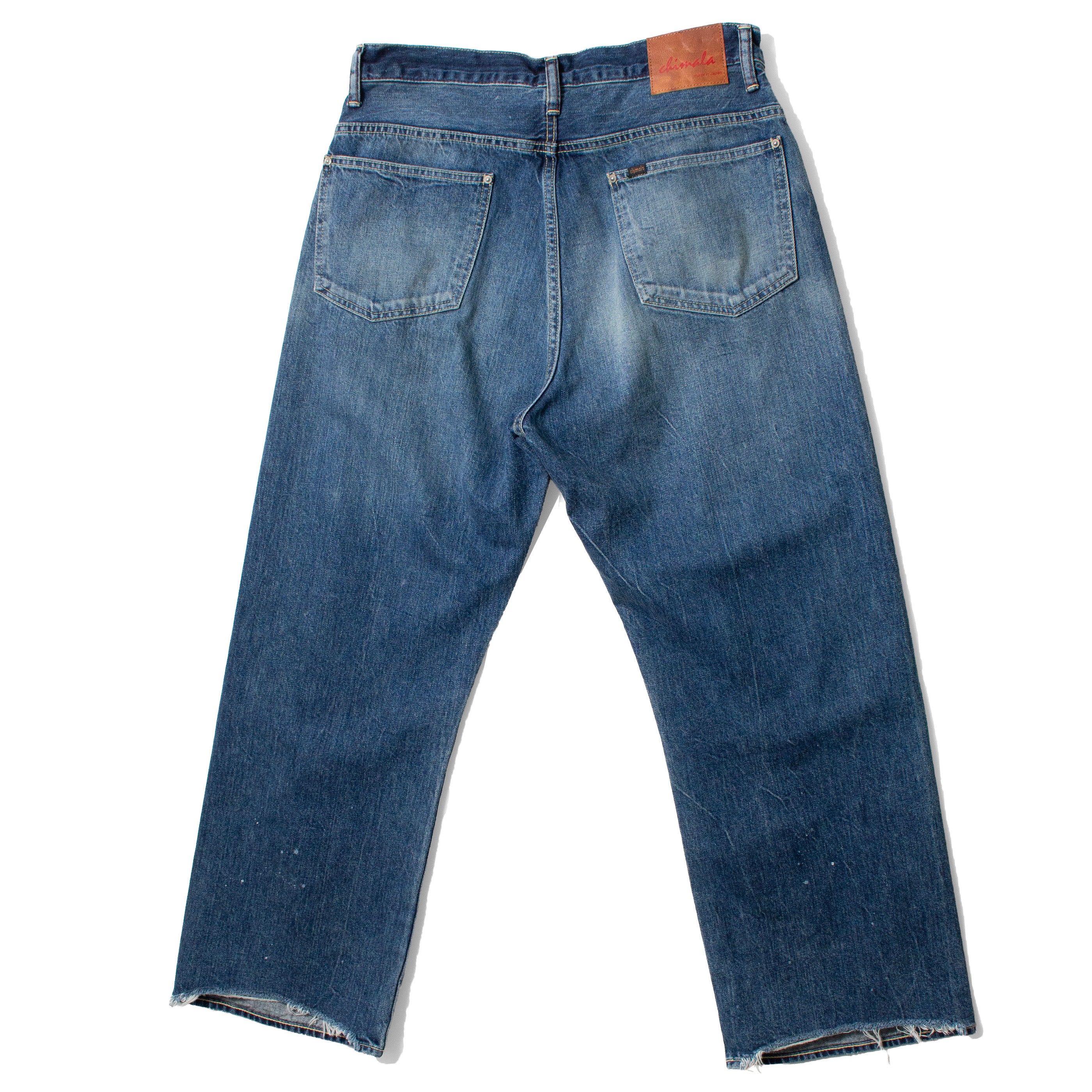 Chimala 13.5oz Selvedge Denim Baggy Cut in Medium Vintage - Image 3