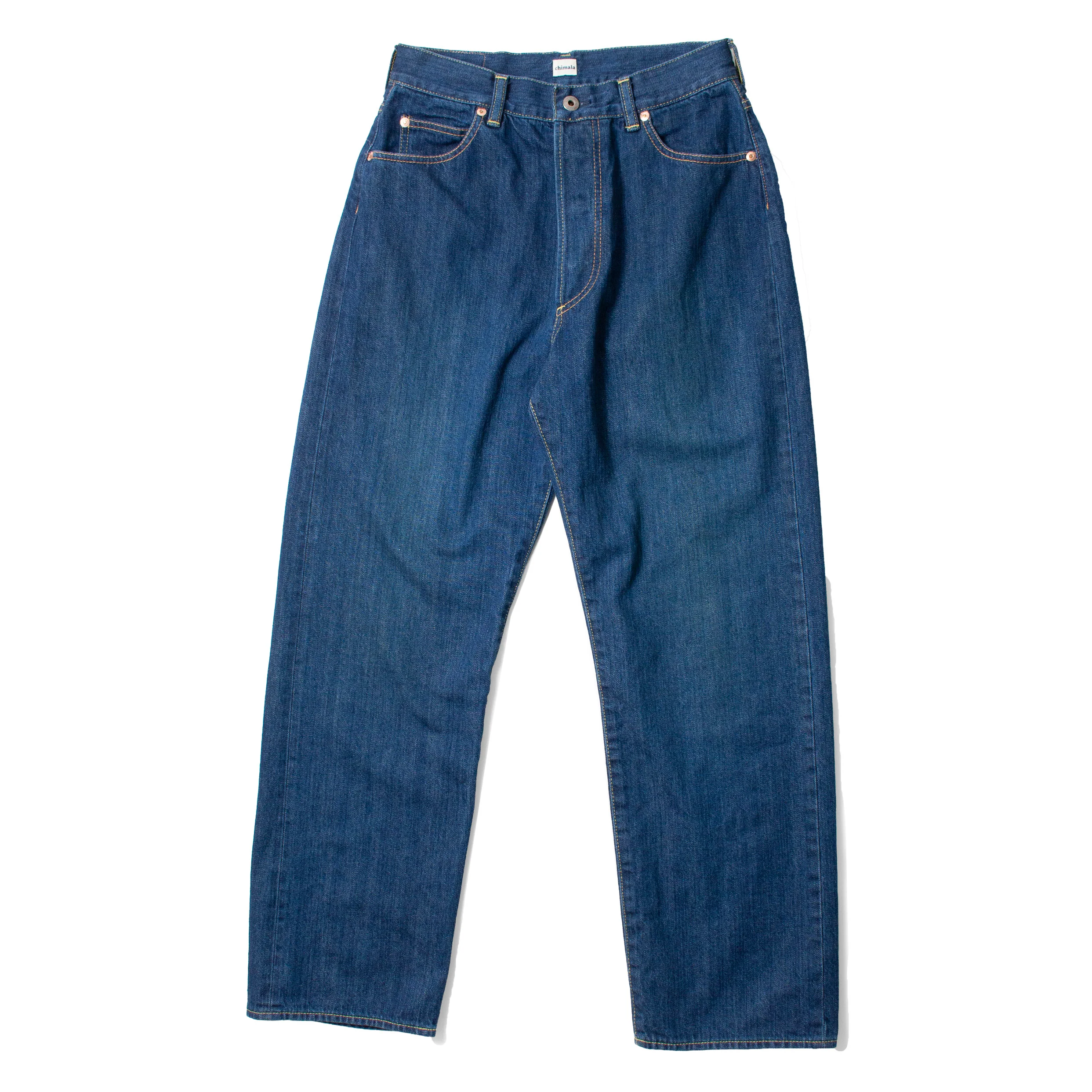 Chimala 13oz Selvedge Denim Monroe Cut in Dark Wash - Image 2