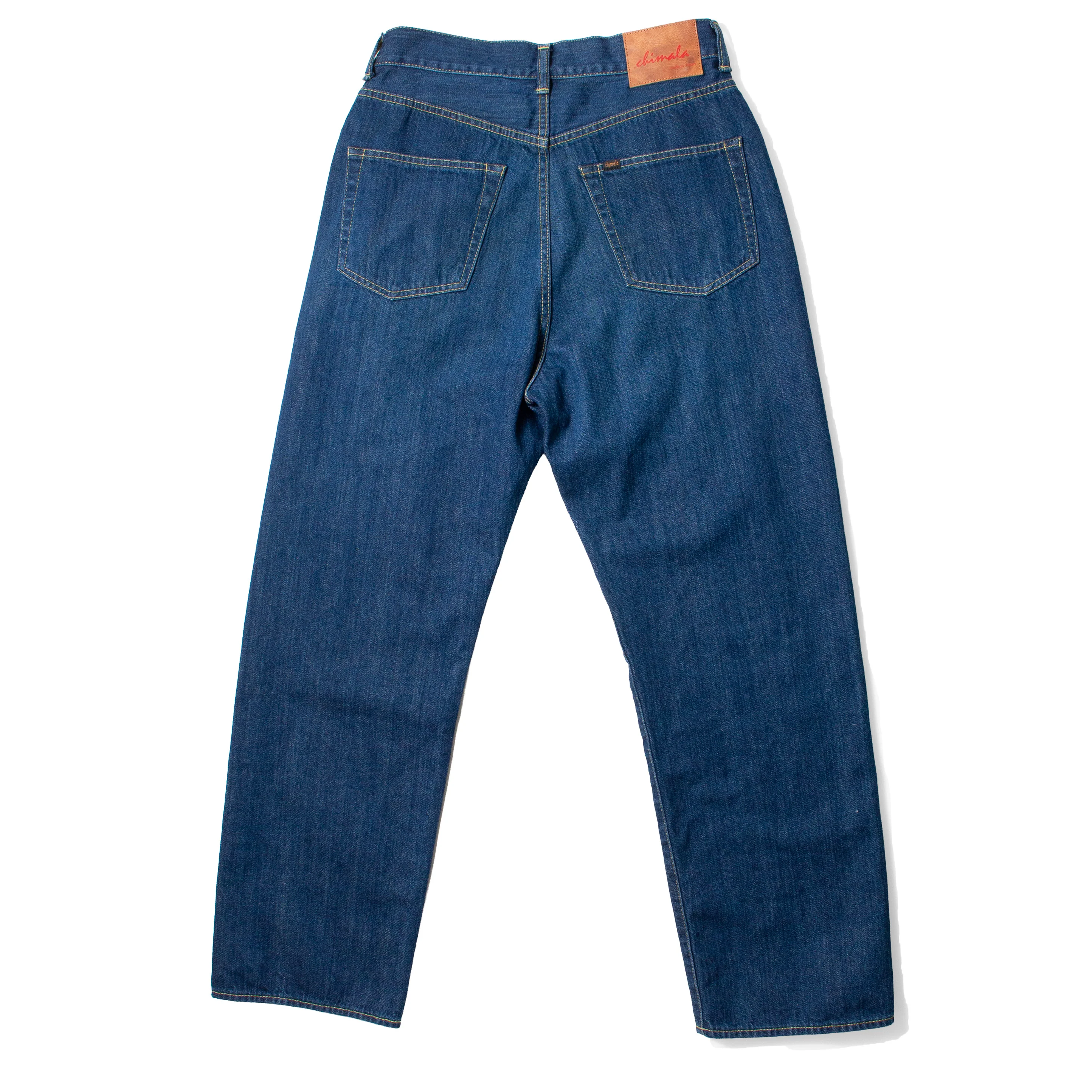 Chimala 13oz Selvedge Denim Monroe Cut in Dark Wash - Image 3
