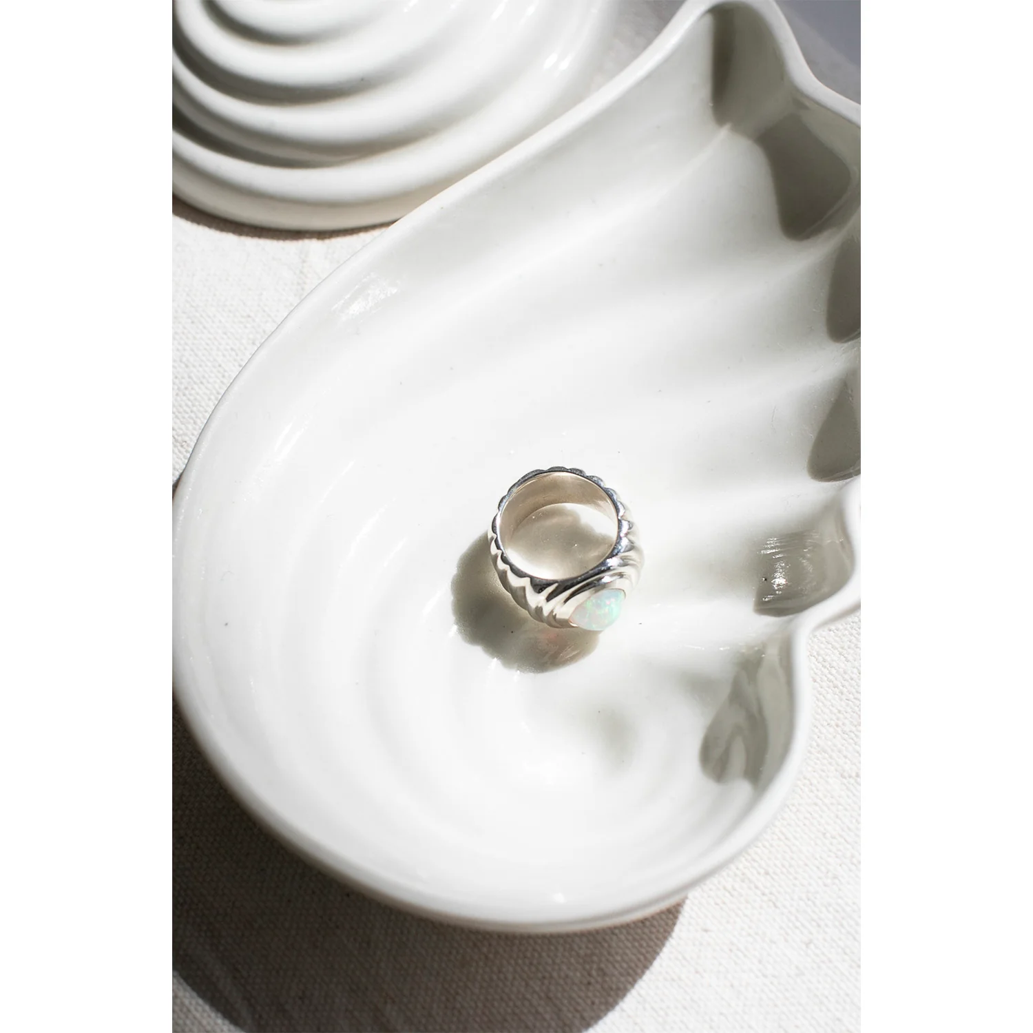 Daniella Samper Onde Wide Ring in Ethiopian Opal - Image 3