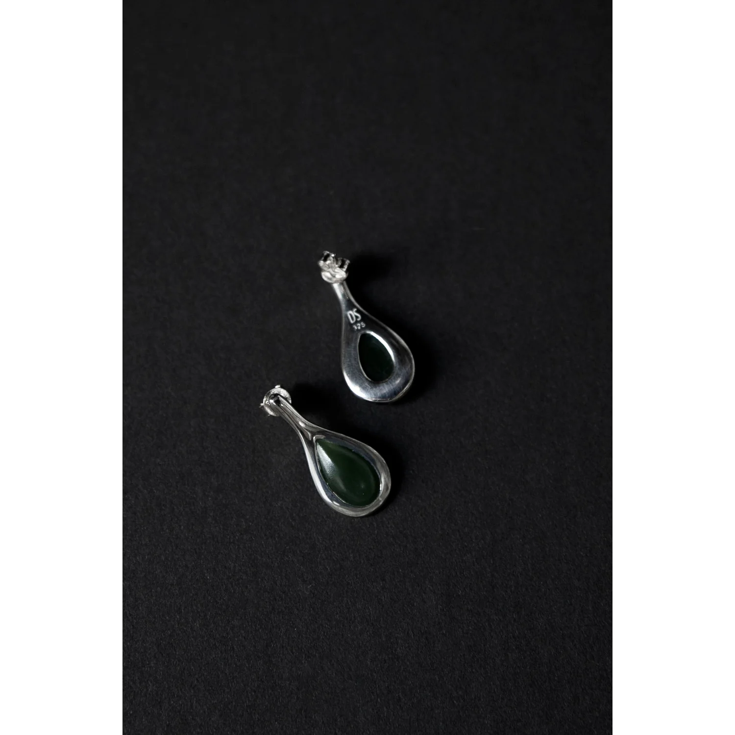 Daniella Samper Small Poele Earrings in Jade - Image 5