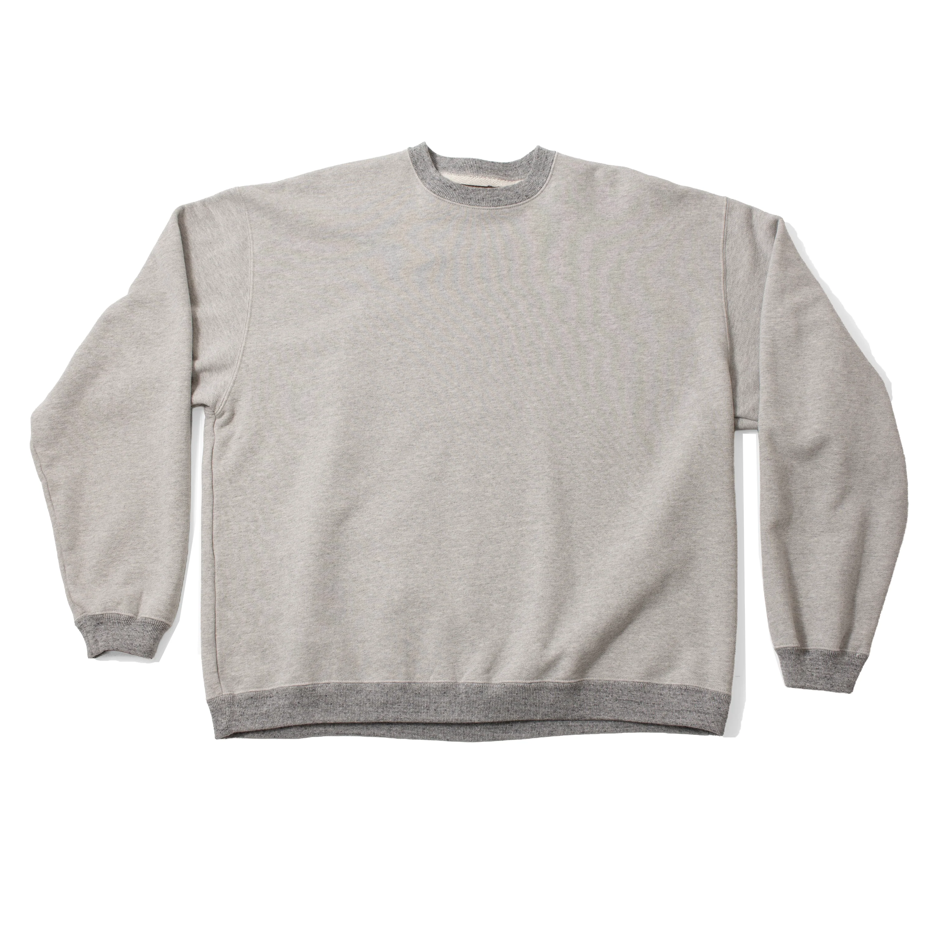 Dopple & Scent French Terry Crewneck Sweatshirt in Gray - Image 2