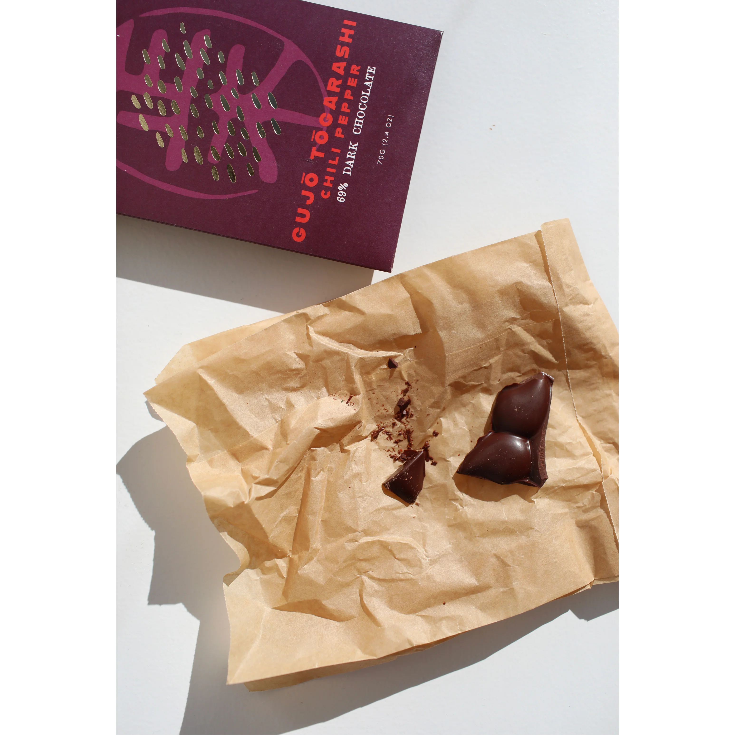 Eva Masaki x Crow & Moss Chocolate Bar in Gujō Tōgarashi Chili Pepper - Image 2