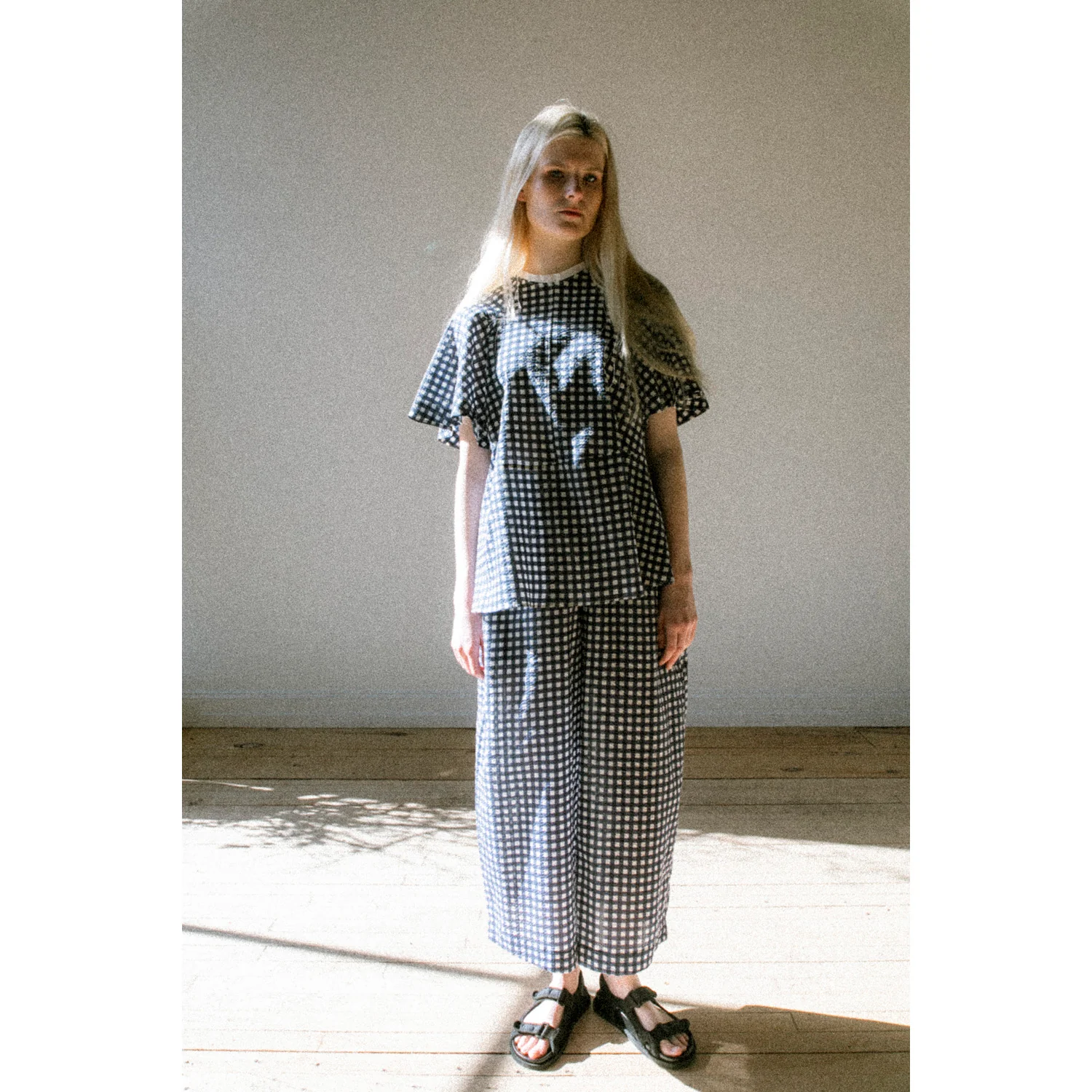 Fabiana Pigna Weill Blouse in Blue Gingham - Image 5