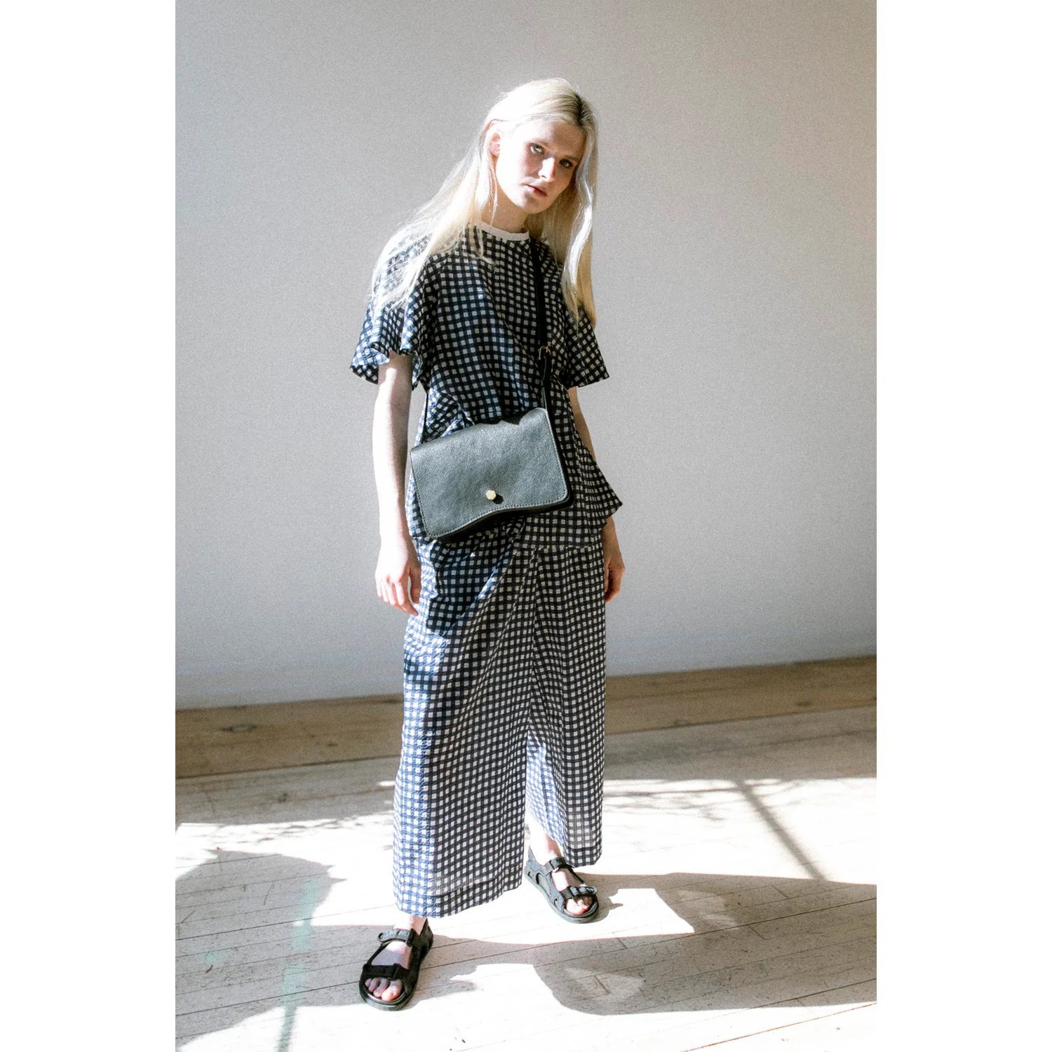 Fabiana Pigna Weill Blouse in Blue Gingham - Image 6