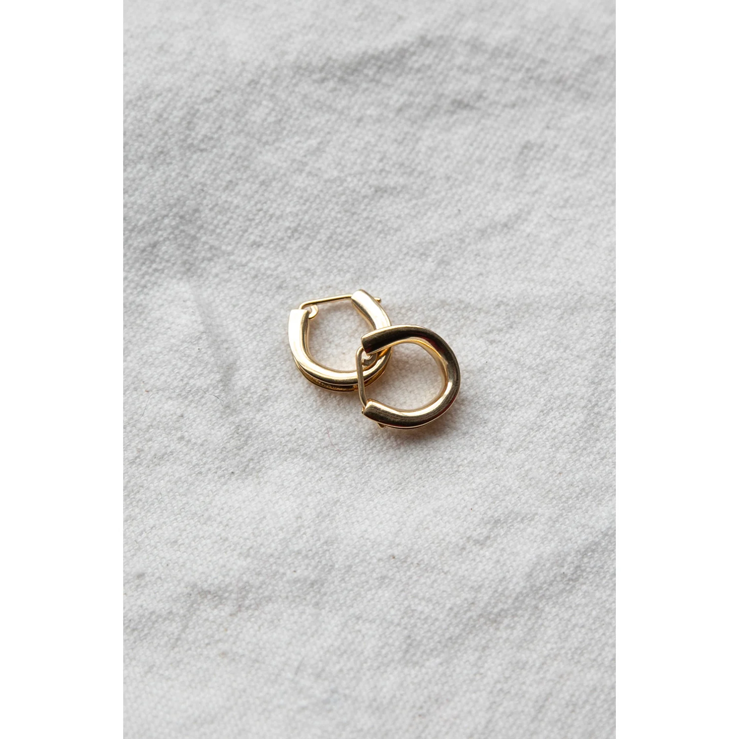 Fay Andrada Lukko SM Hoops in Gold Vermeil - Image 3
