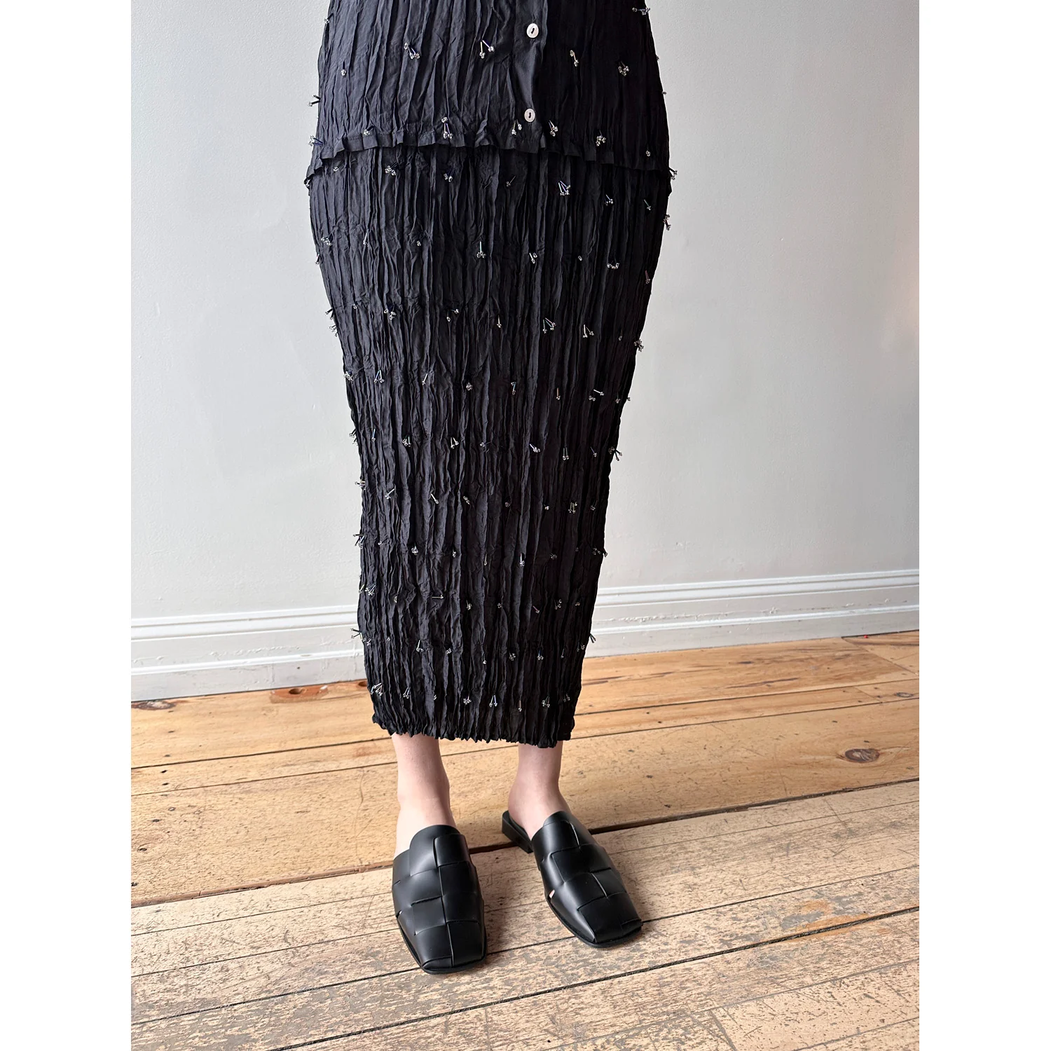 Flor Studio Nina Skirt in Black - Image 4