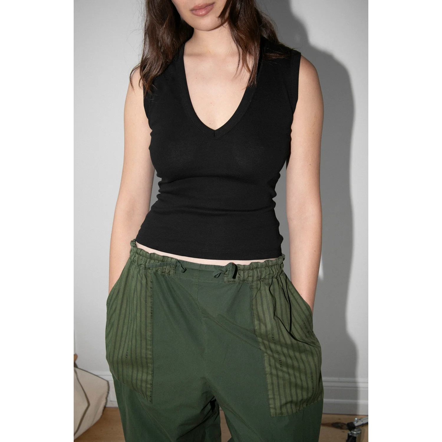 Flore Flore Dewi Tank in Black - Image 4