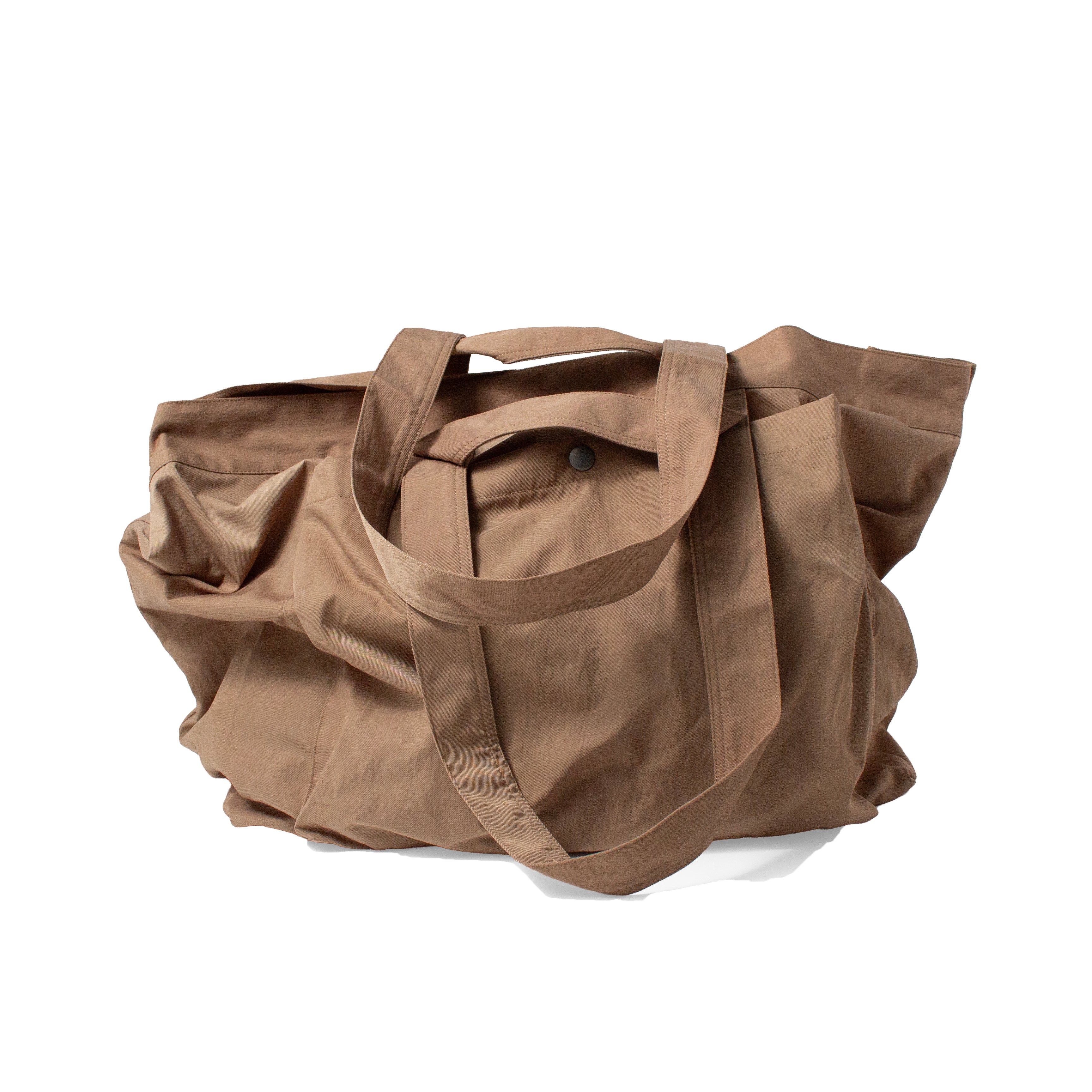Grei Tri Pocket Slouchy Tote in Dark Khaki - Image 2