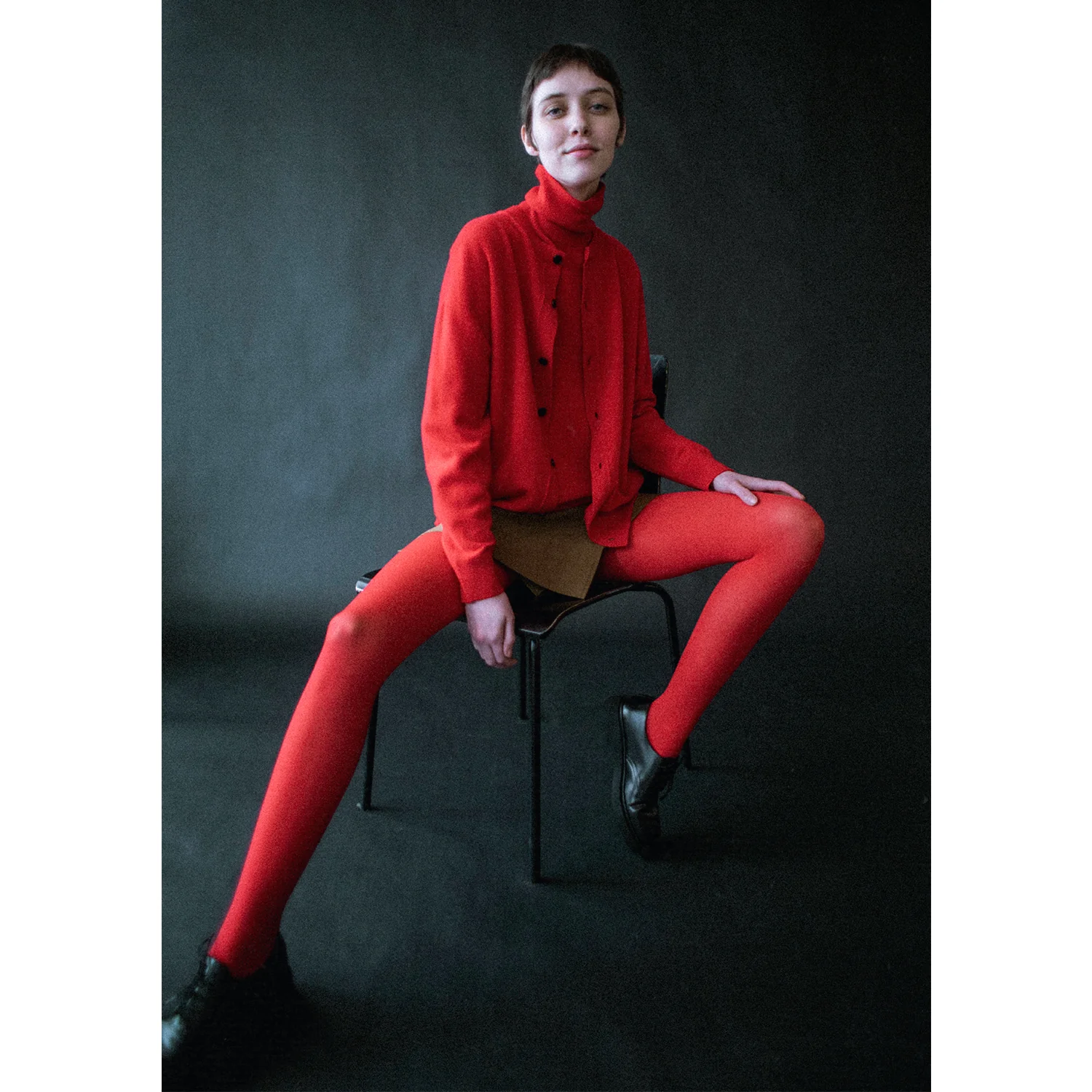 Hansel from Basel Opaque Tight in Red - Image 3