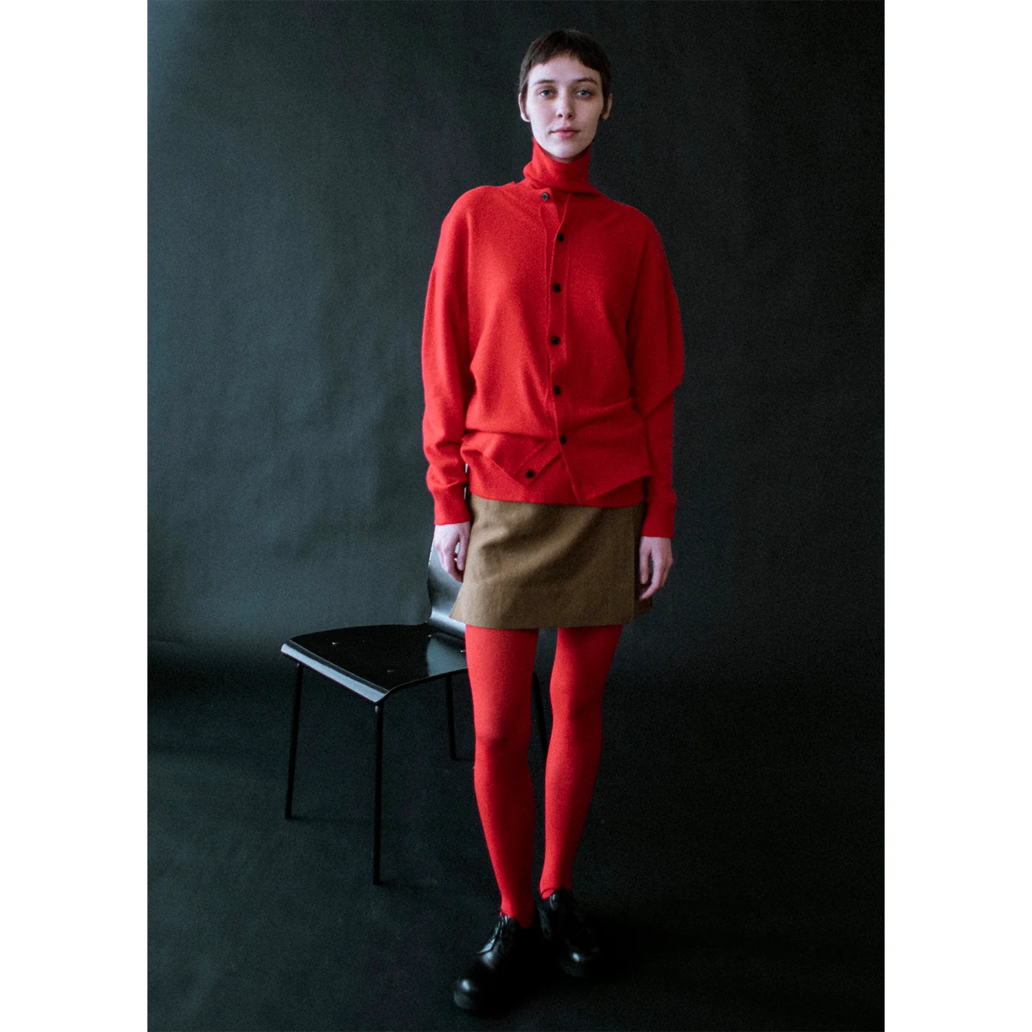 Hansel from Basel Opaque Tight in Red - Image 4