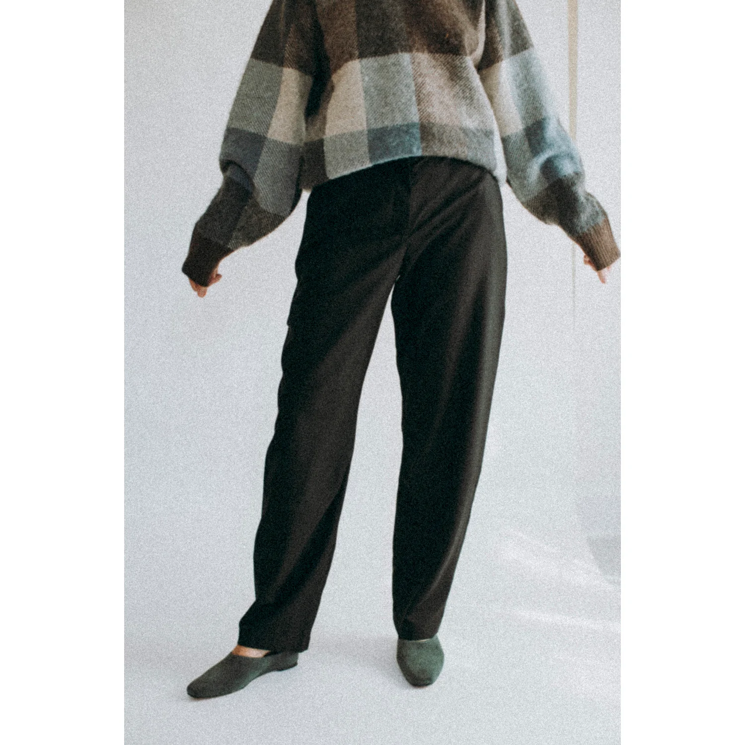 Henrik Vibskov Banana Pants in Tropical Black - Image 4
