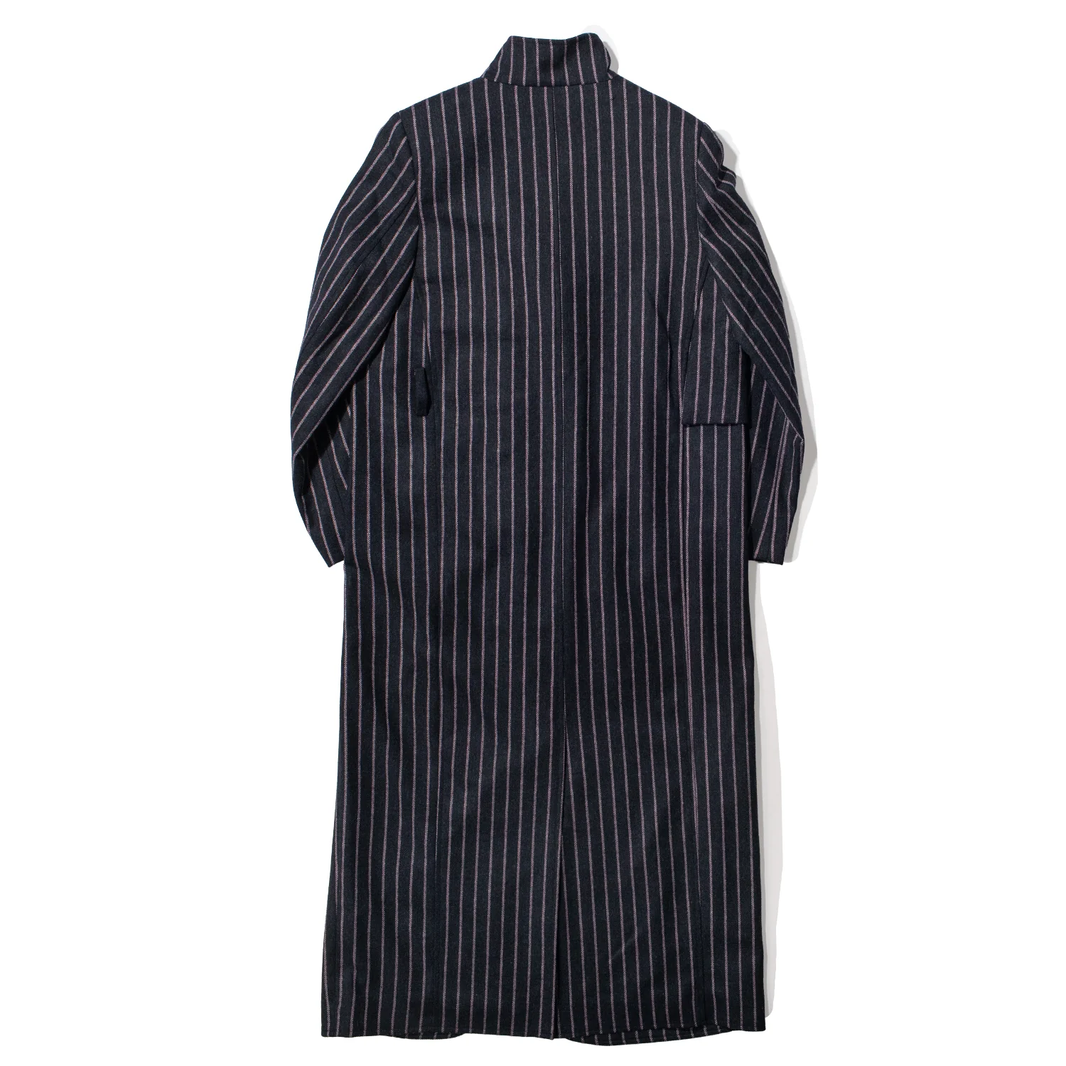 Henrik Vibskov Evening Coat in Pinstripe - Image 3
