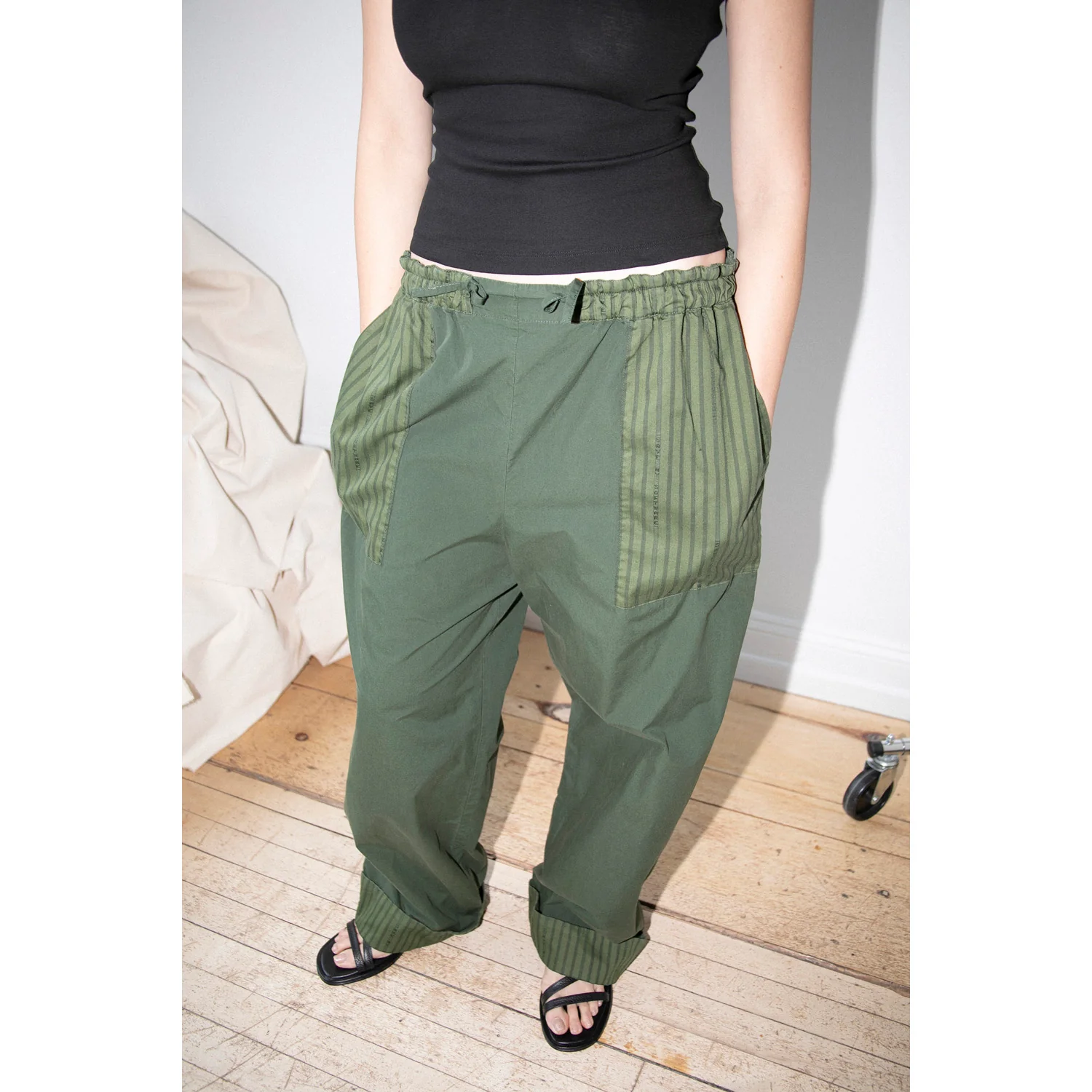 Henrik Vibskov Helmet Pants in Garden Green - Image 7