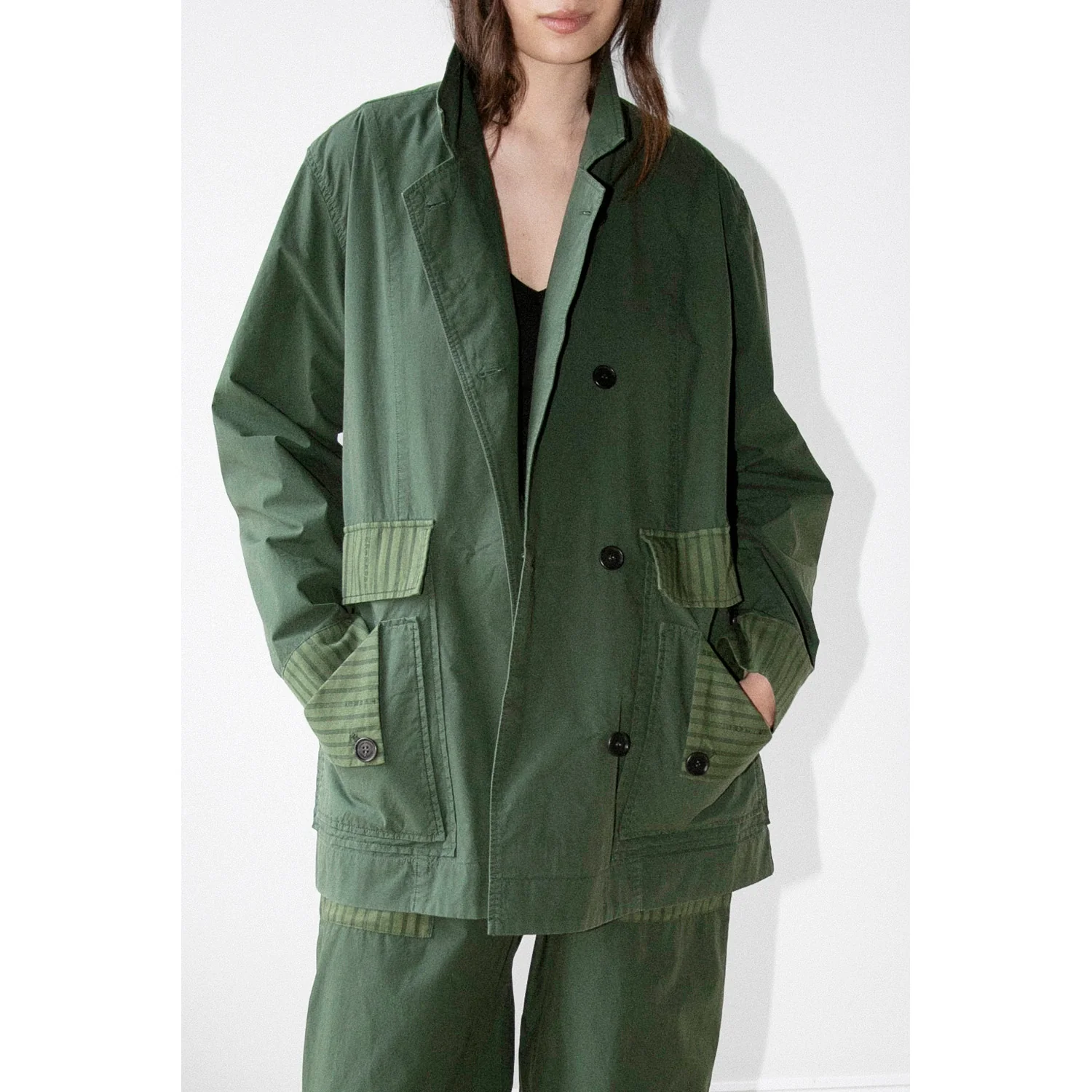 Henrik Vibskov Mid-Air Jacket in Garden Green - Image 4