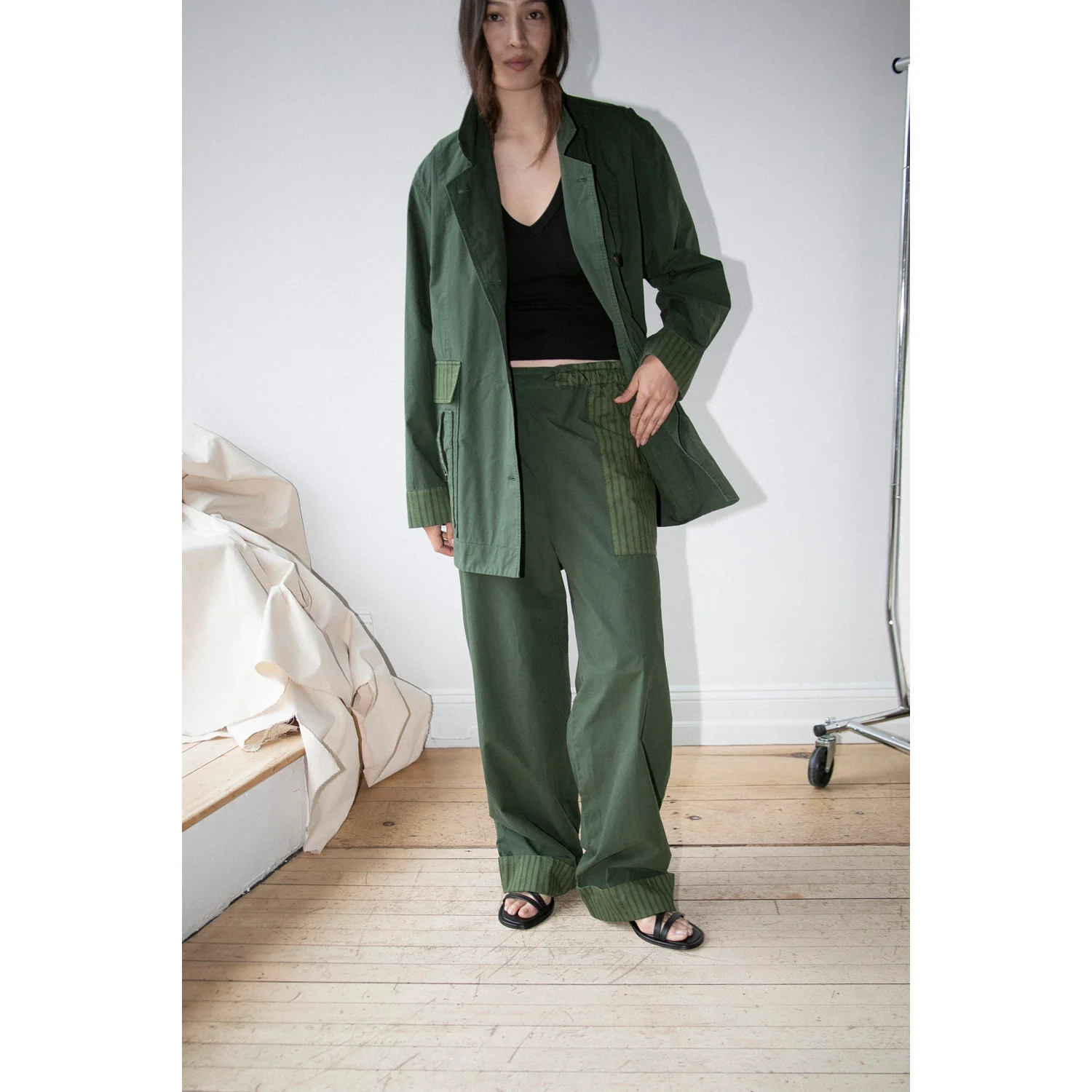 Henrik Vibskov Mid-Air Jacket in Garden Green - Image 6