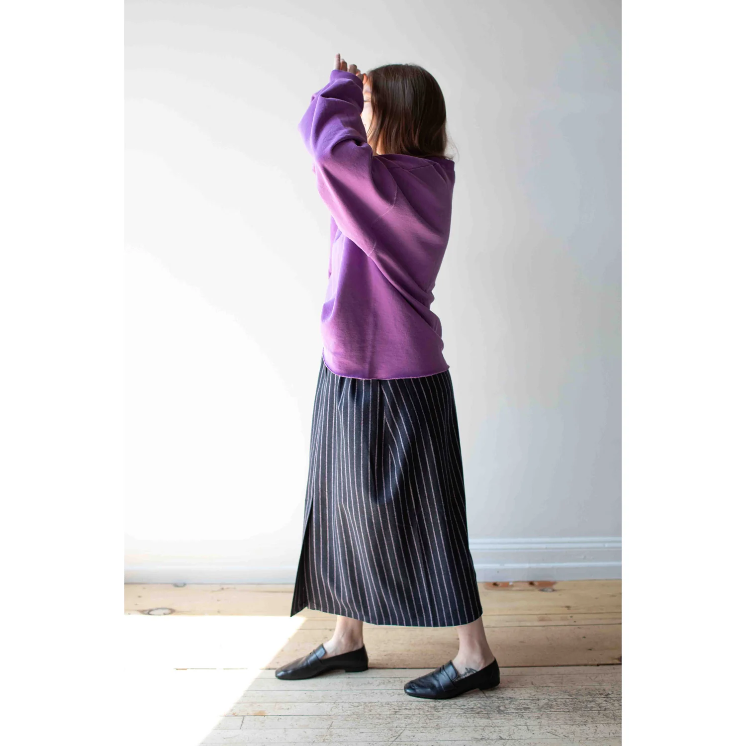 Henrik Vibskov One Skirt in Pinstripe - Image 5