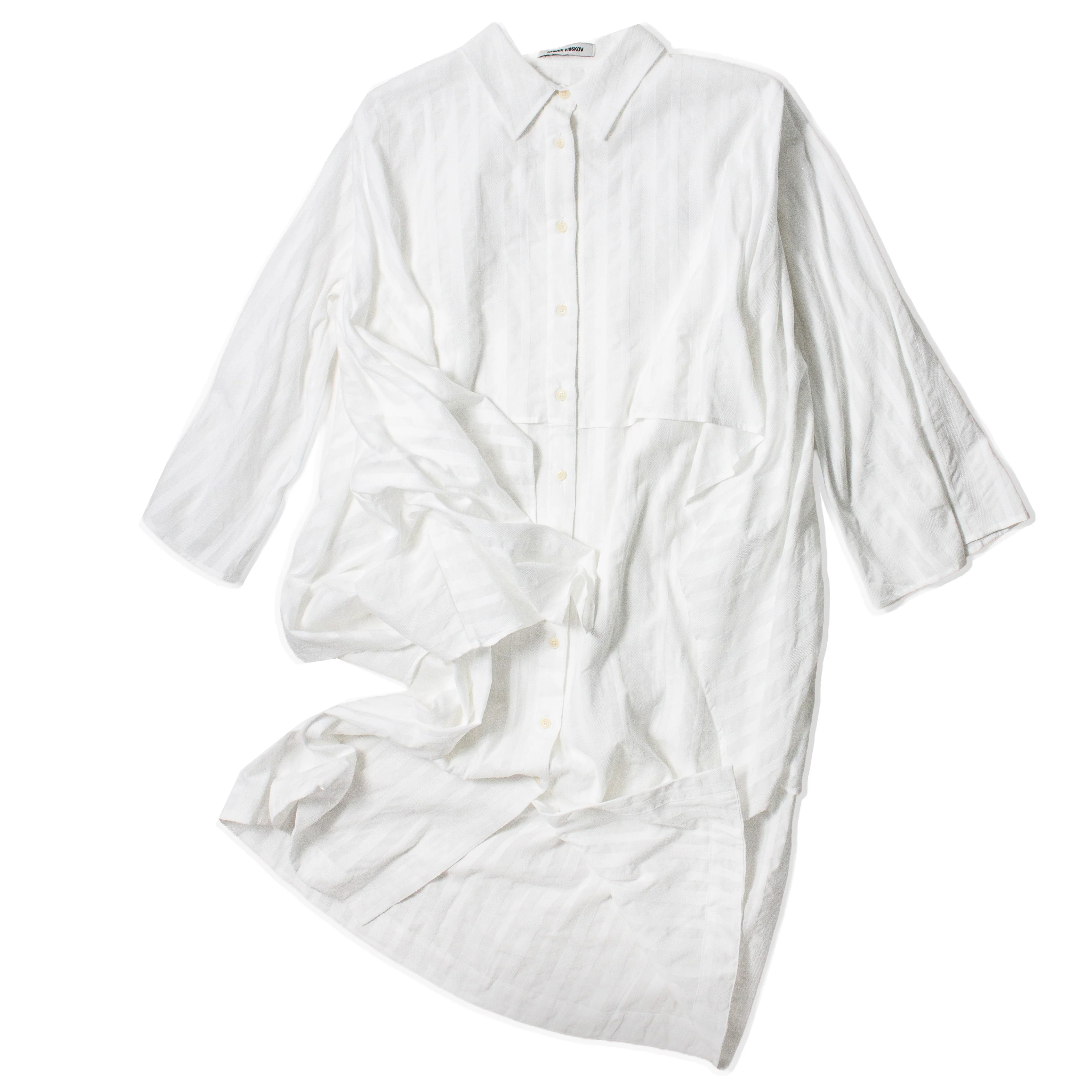 Henrik Vibskov Slip Shirtdress in White
