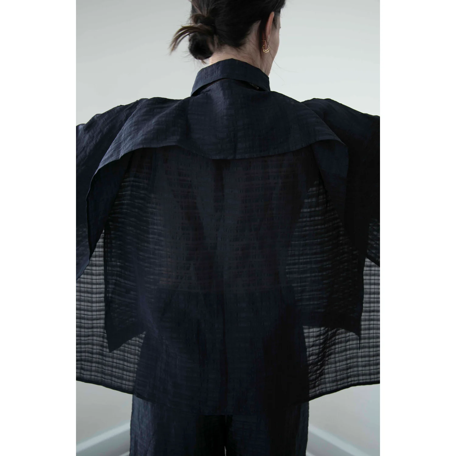 Henrik Vibskov Square Shirt in Navy - Image 10