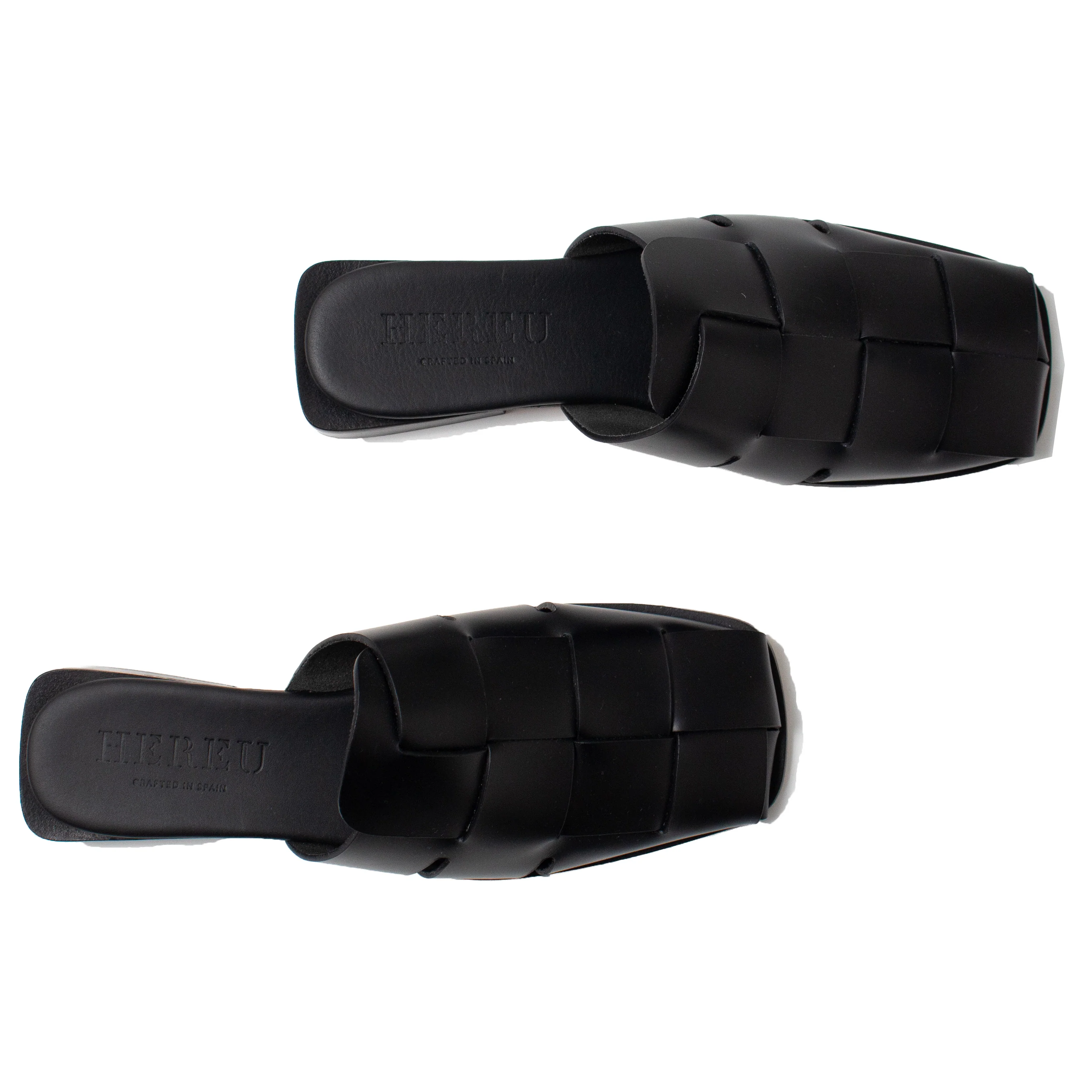 Hereu Coraia Mule in Black - Image 2