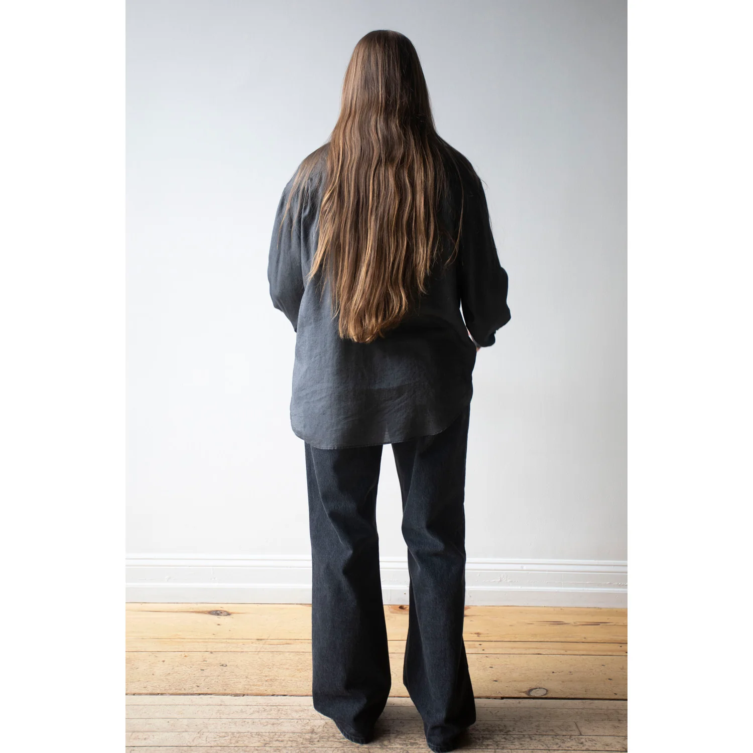 Hope Beat Jeans in Washed Black - Image 5