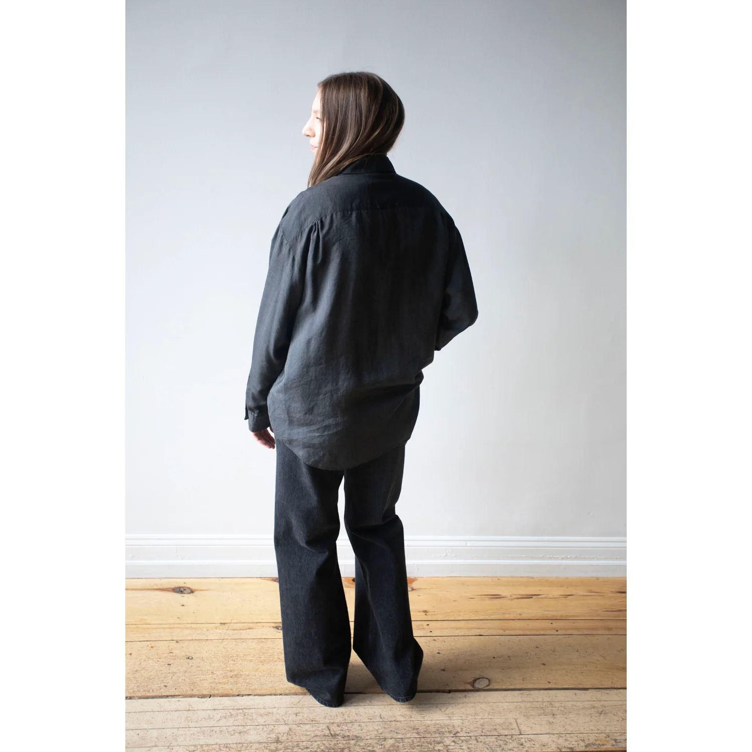 Hope Beat Jeans in Washed Black - Image 6