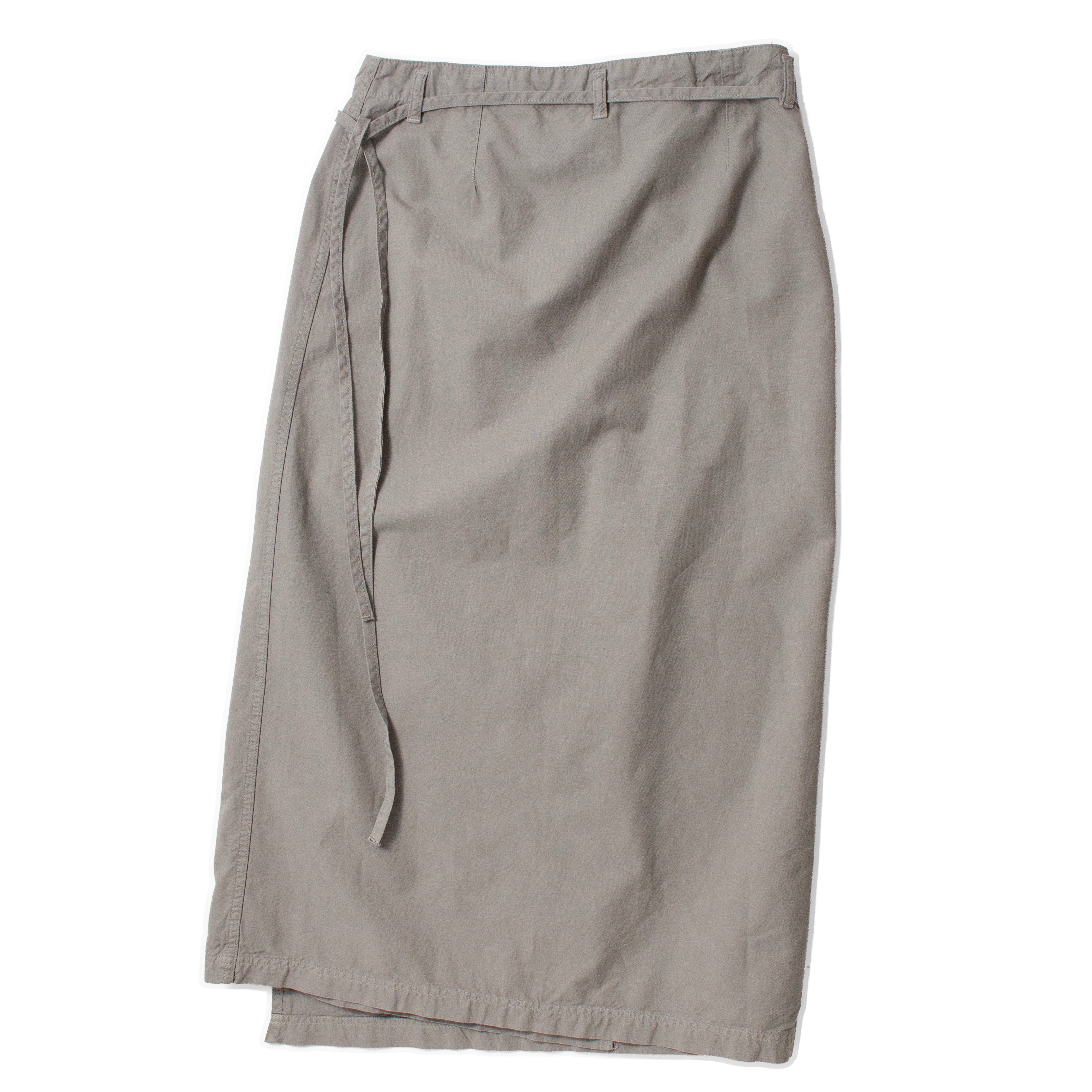 Hope Breeze Skirt in Sage Grey Cotton Twill - Image 3