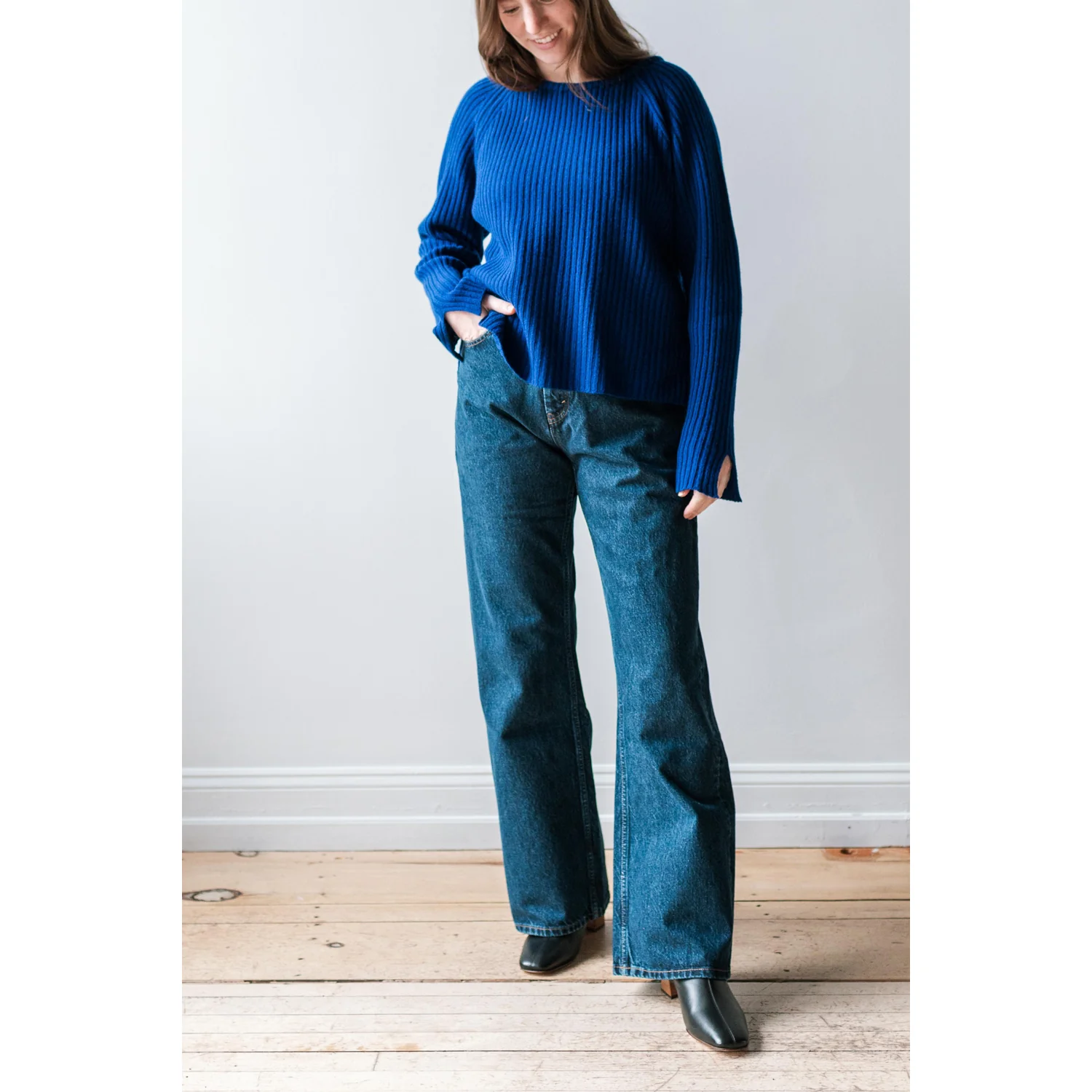 Hope Criss Jeans in Dark Indigo Wash - Image 14